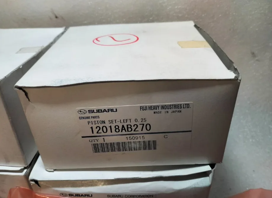 Subaru EJ253 Комплект поршней + кольца 0,25 новые - миниатюра 7