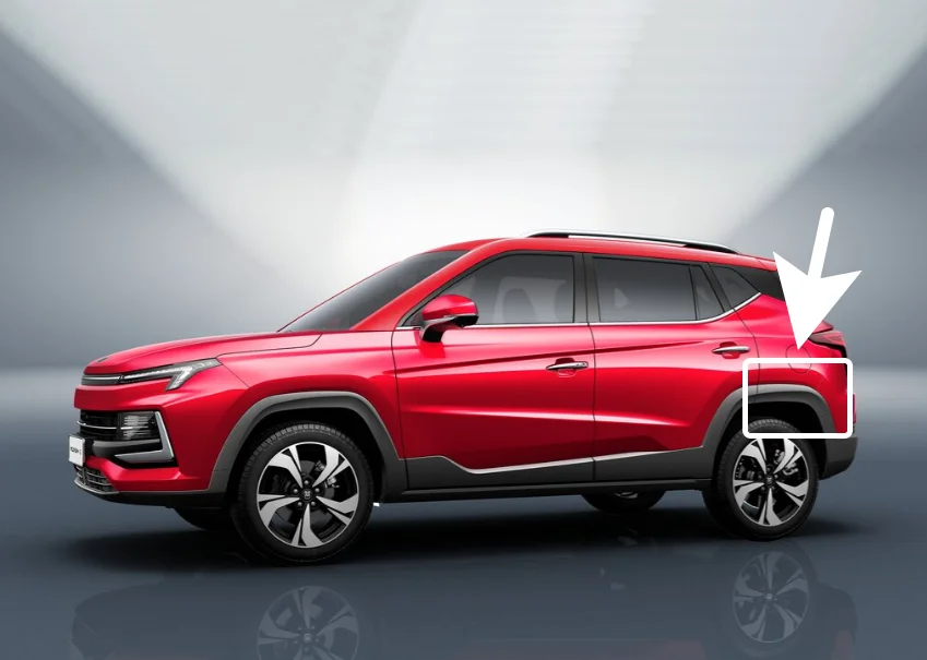 Moskvich 3 JAC JS4 Накладка крыла заднего левого - миниатюра 9