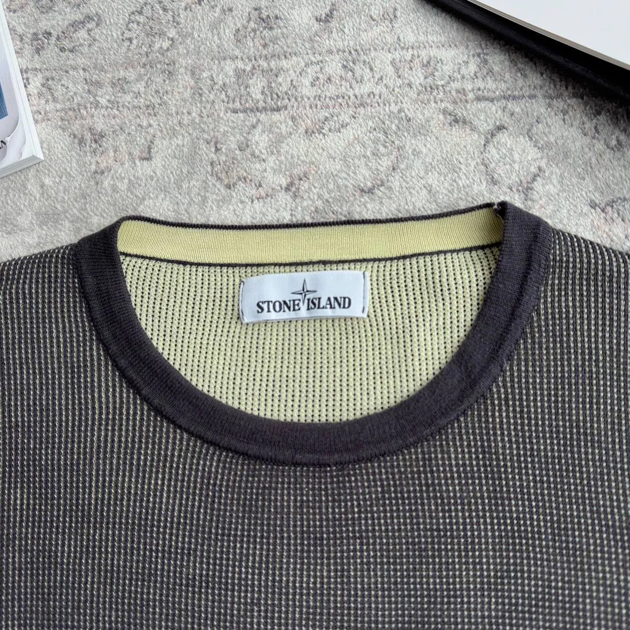 Свитер Stone Island Crew Neck Two Different Colour - миниатюра 6