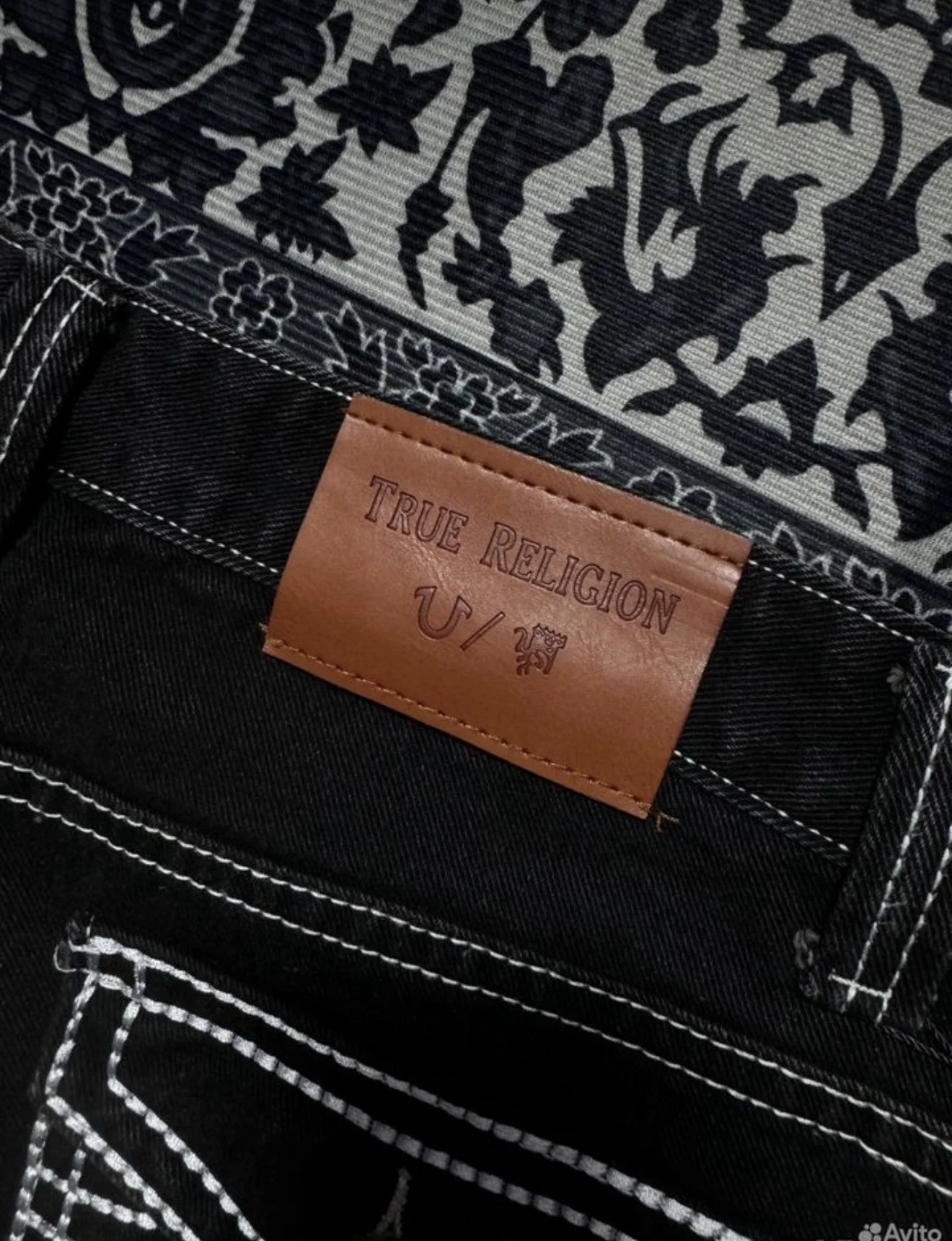 Джинсы True religion широкие - миниатюра 3