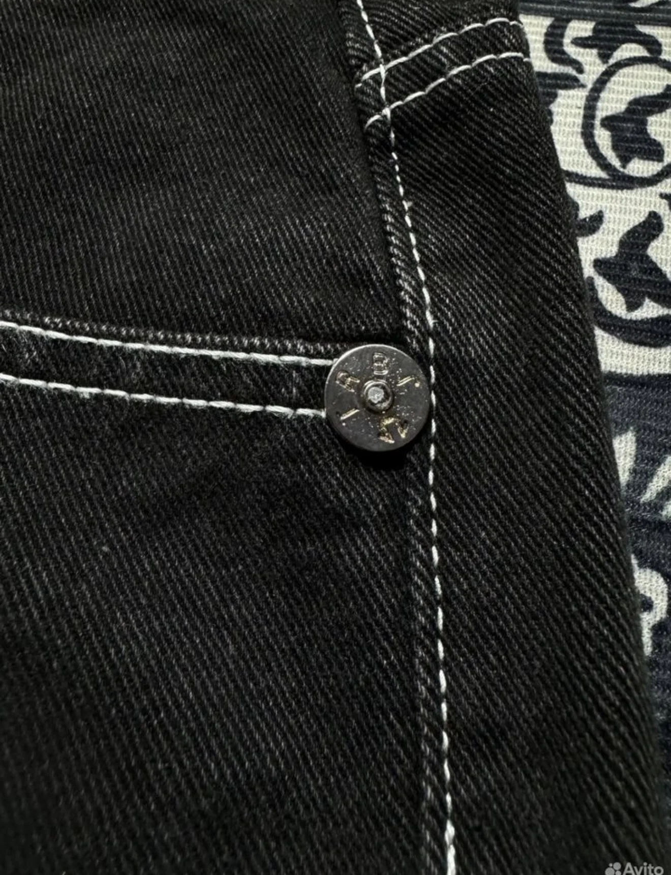 Джинсы True religion широкие - миниатюра 7