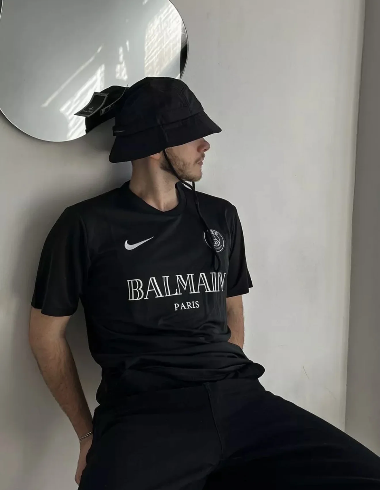 Спортивная футболка nike x Balmain x PSG Paris - миниатюра 4