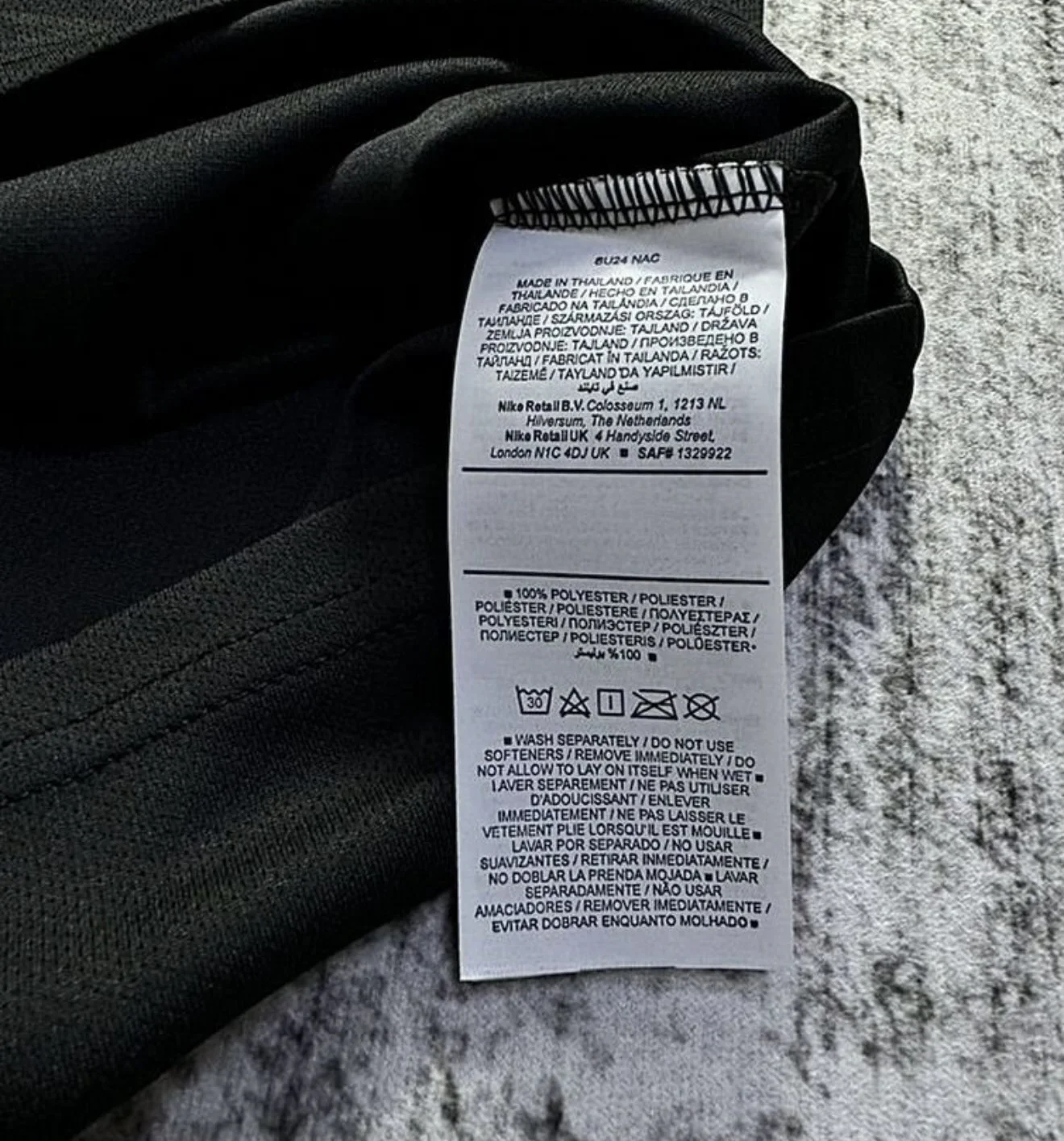 Спортивная футболка nike x Balmain x PSG Paris - миниатюра 8