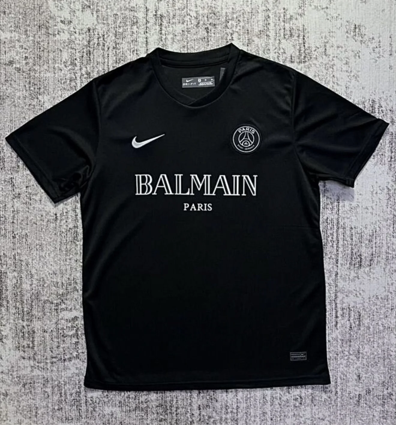 Спортивная футболка nike x Balmain x PSG Paris - миниатюра 9