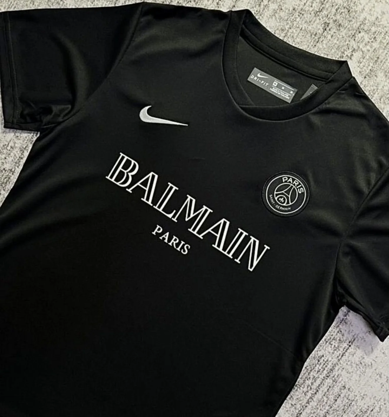 Спортивная футболка nike x Balmain x PSG Paris - миниатюра 10