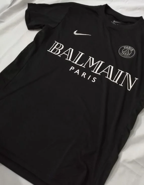 Спортивная футболка nike x Balmain x PSG Paris - миниатюра 12