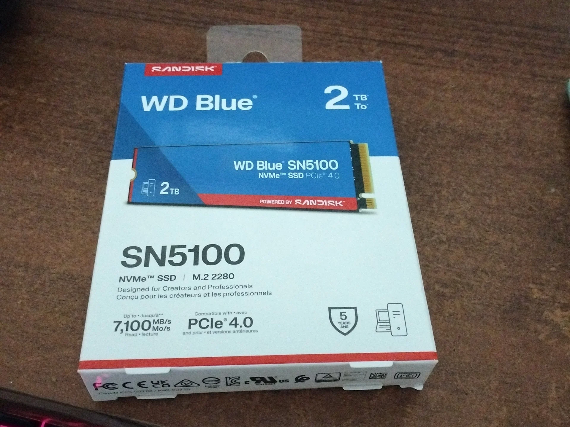 SSD WD BLUE SN5100 2 ТБ - изображение 1