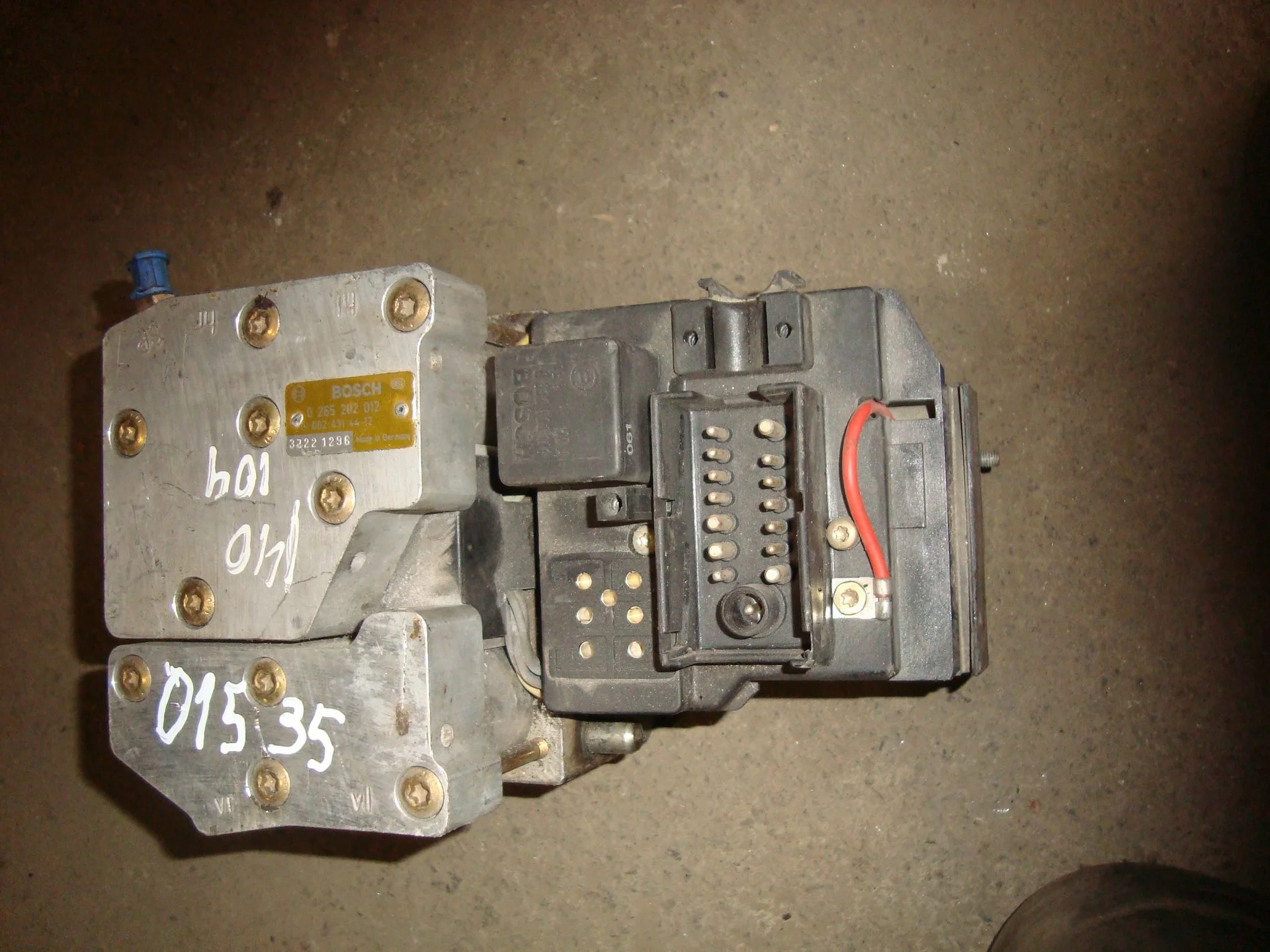 Блок ABS (насос) Mercedes-Benz W140 104 A0024314412 - миниатюра 3