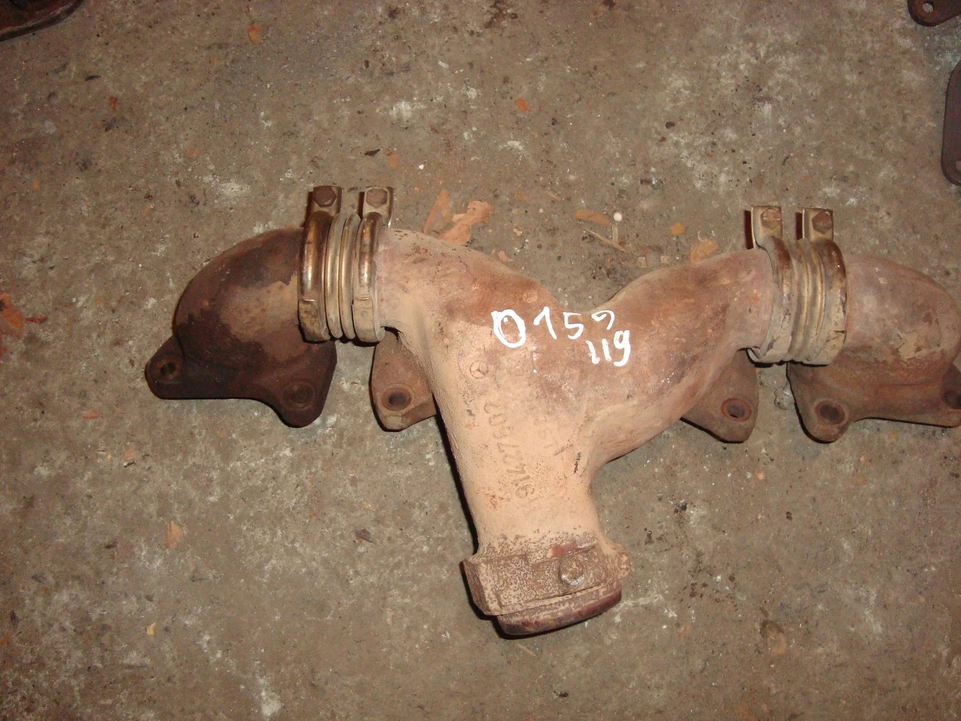 Выпускной коллектор Mercedes-Benz W140 119 A1191427602 - изображение 1