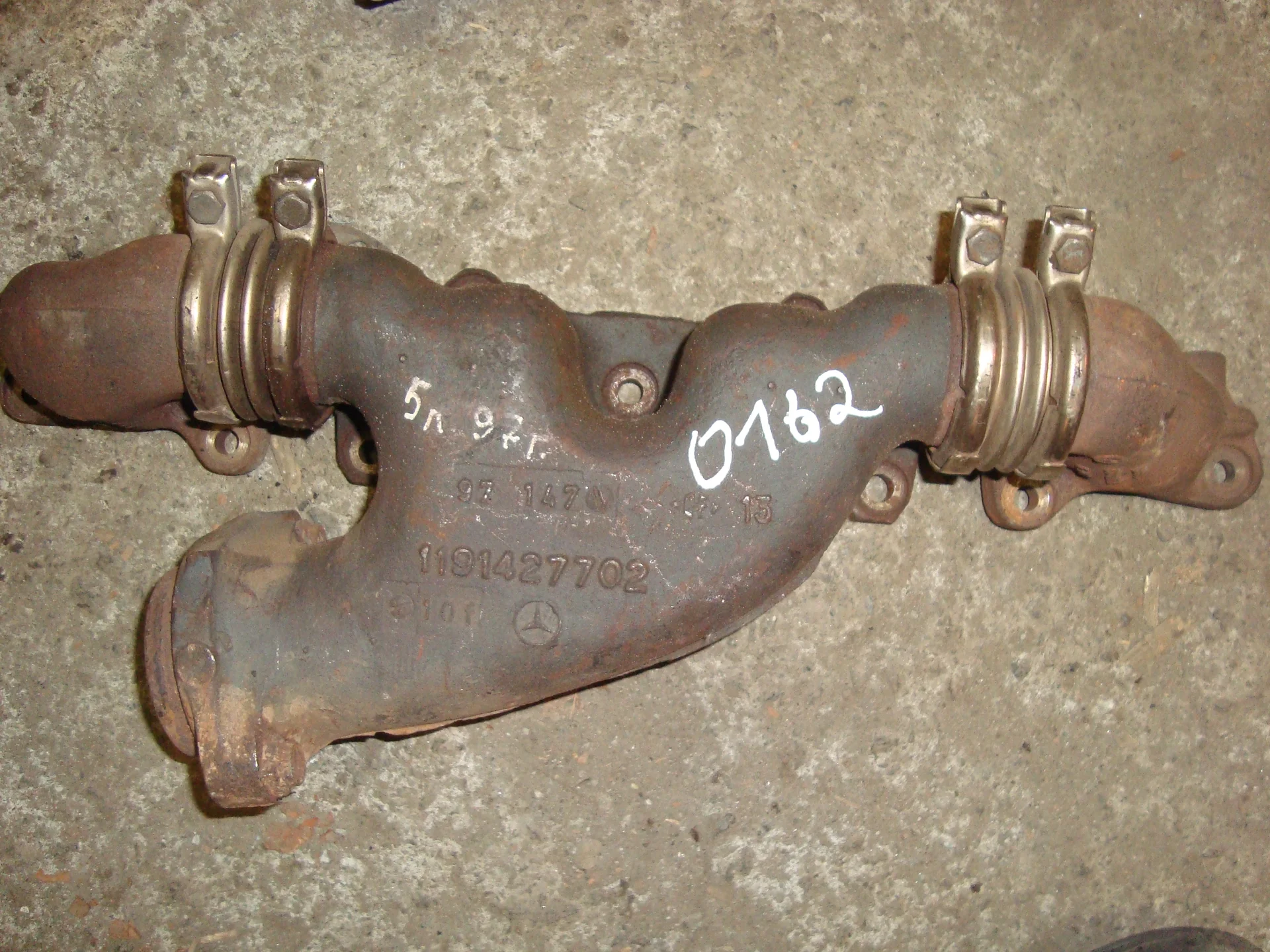 Выпускной коллектор Mercedes-Benz W140 119 A1191427702 - изображение 1