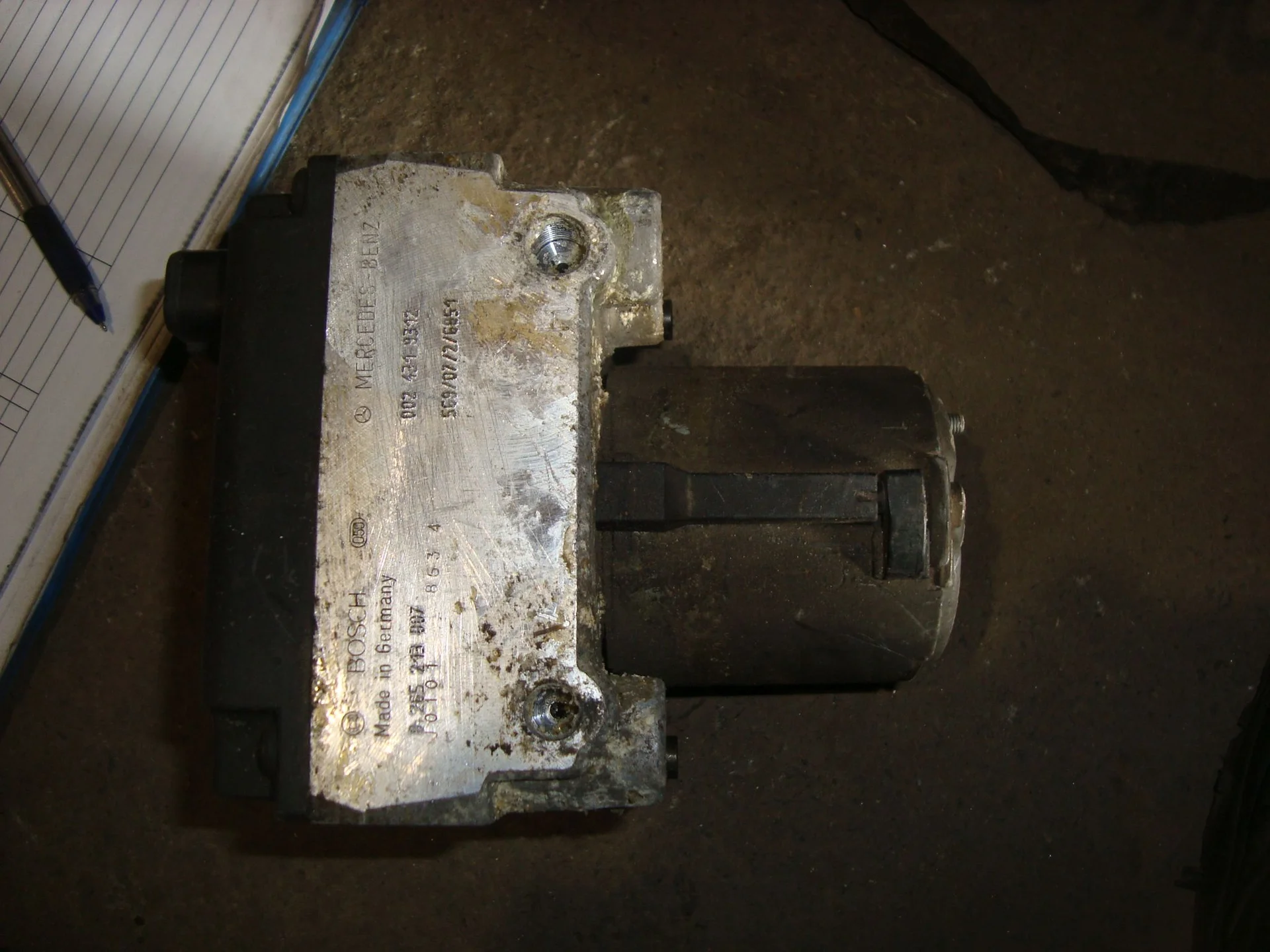 Блок ABS (насос) Mercedes-Benz W202 111 A0024319312 - миниатюра 2