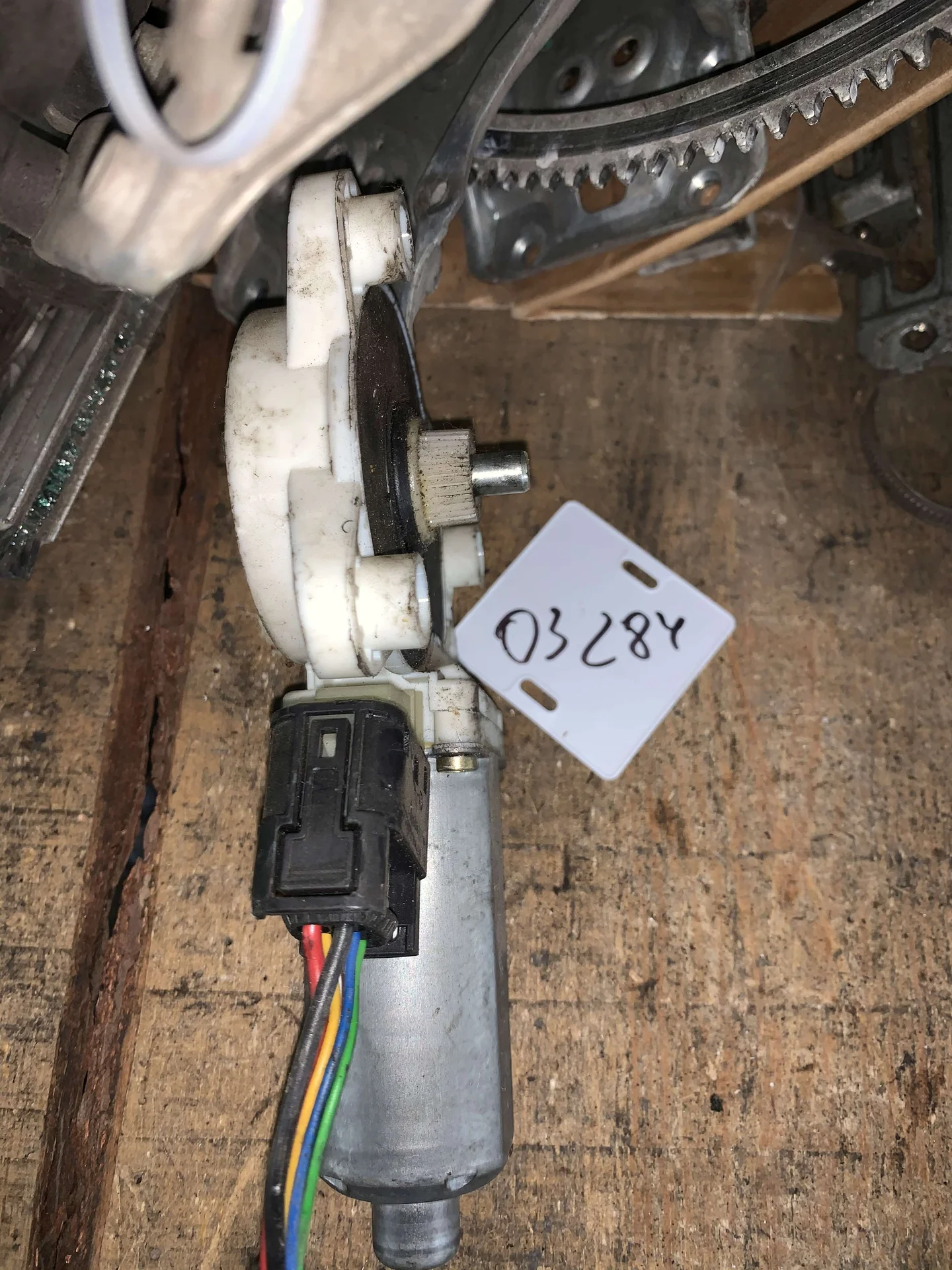 Моторчик переднего правого стеклоподъемника Mercedes-Benz C215 A2308201042 - миниатюра 3