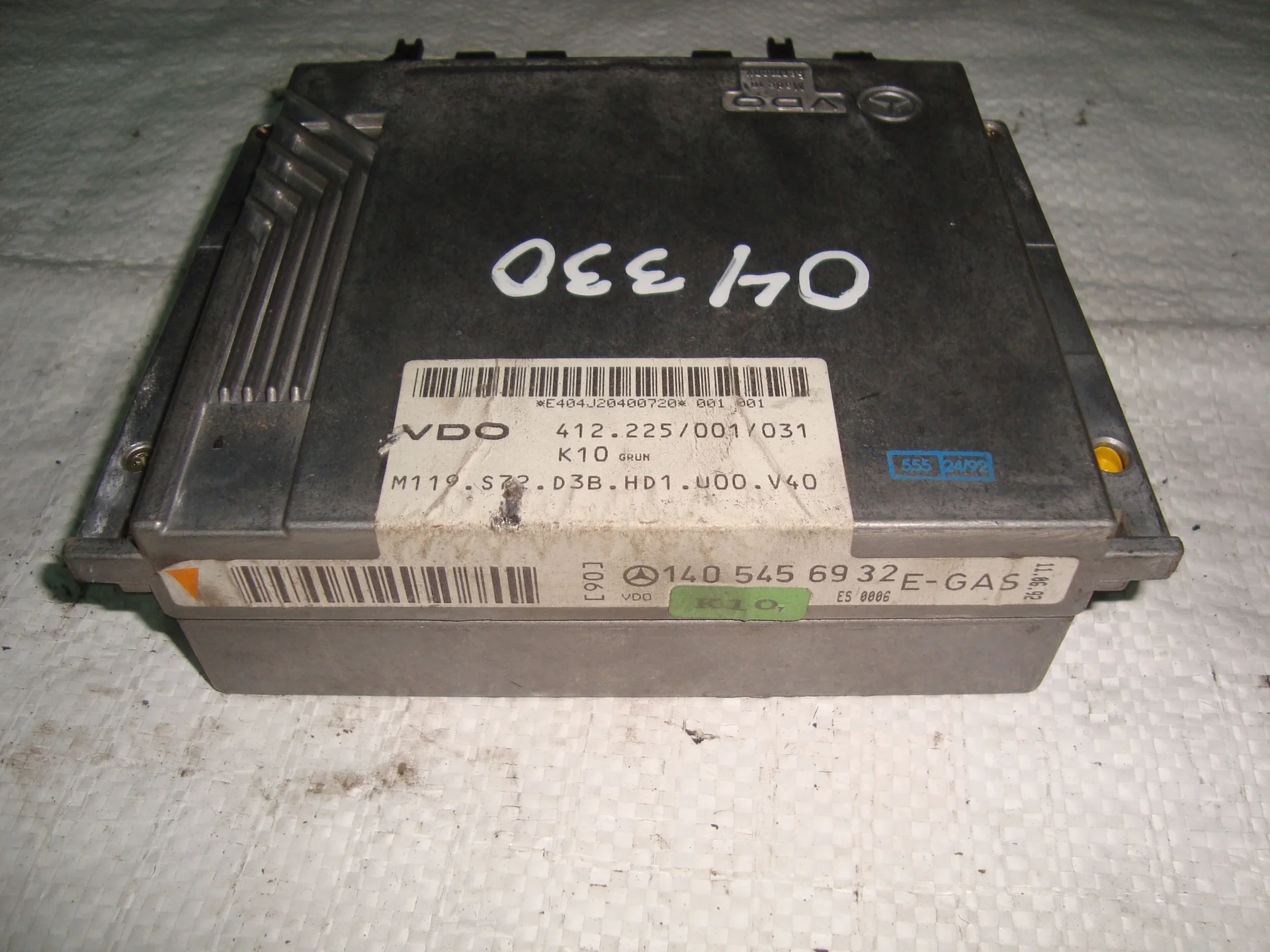 Блок управления E-GAS Mercedes-Benz W140 119 A1405456932 - миниатюра 2