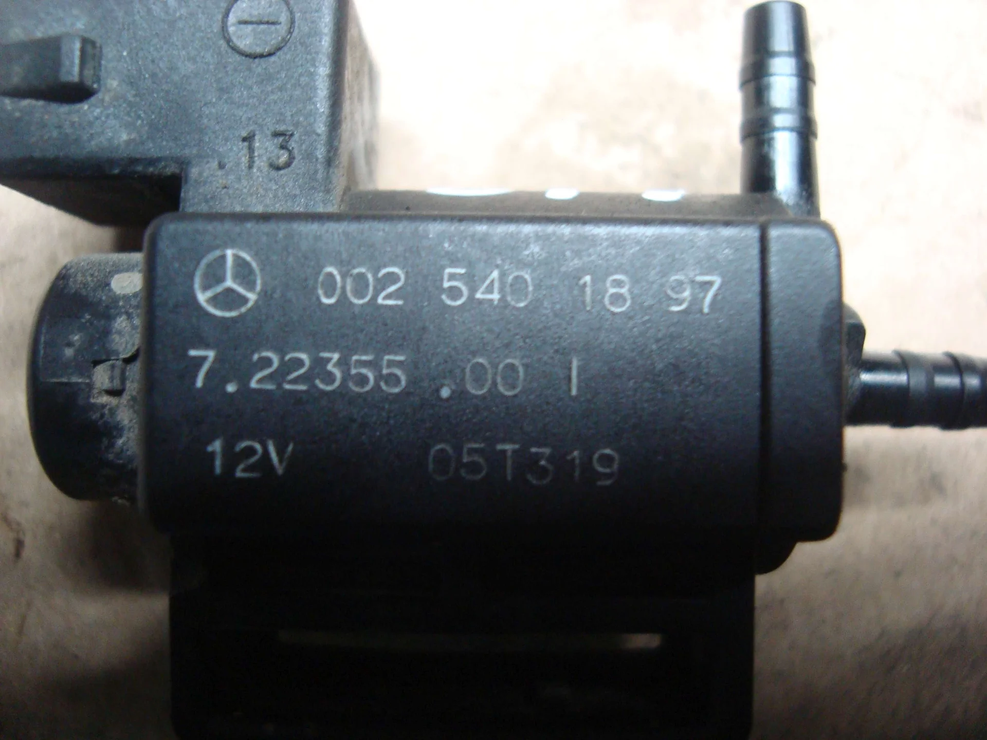 Клапан электромагнитный Mercedes-Benz W164 113 A0025401897 - миниатюра 2
