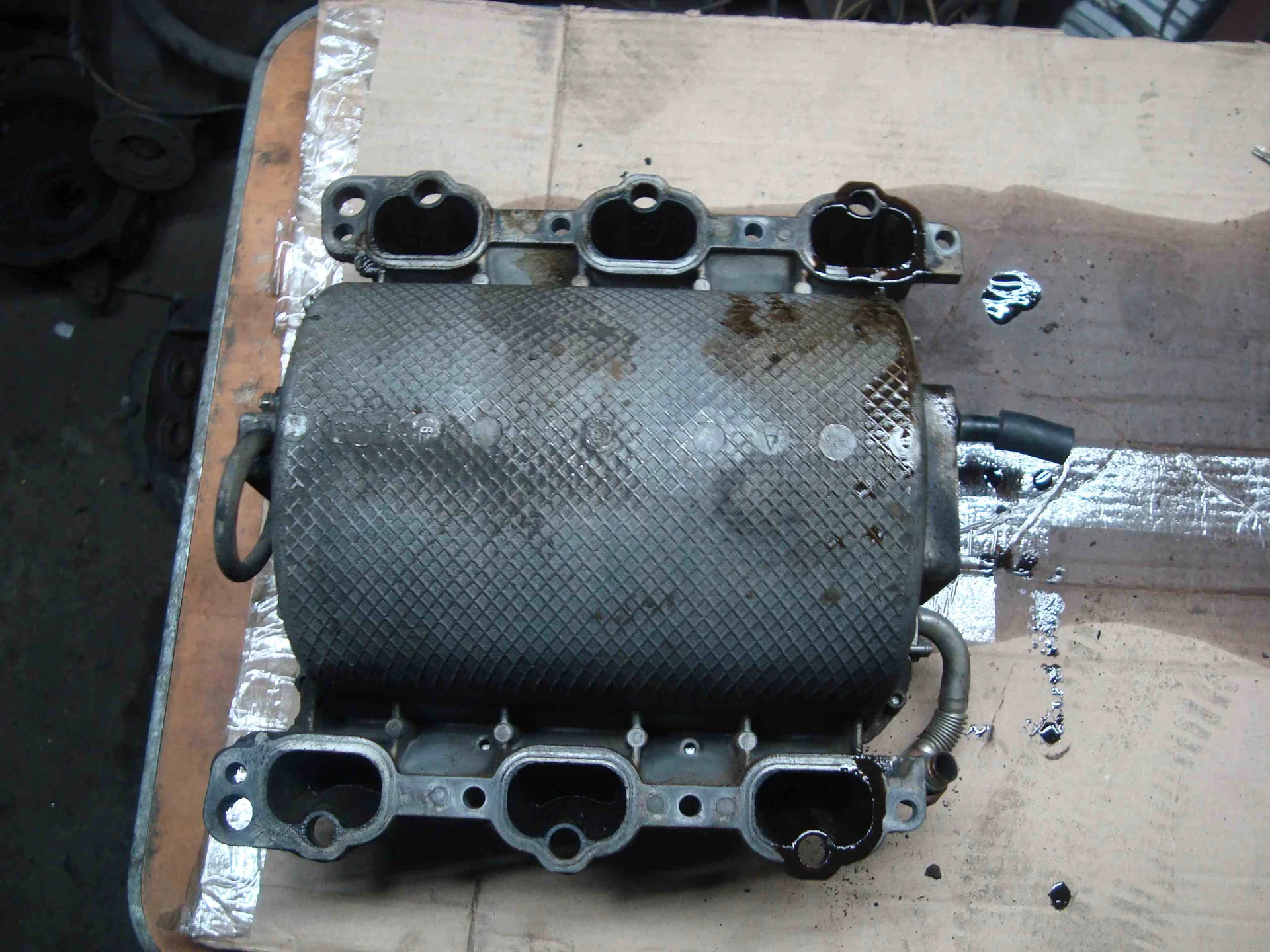 Впускной коллектор Mercedes-Benz W211 112 A1121401101 - миниатюра 3