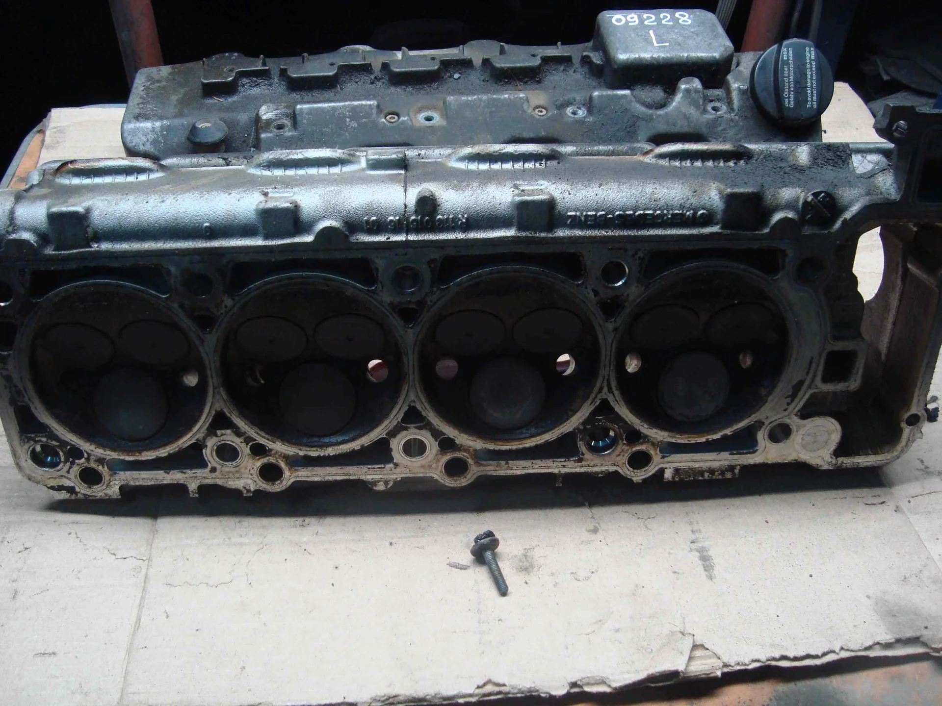 Головка блока цилиндров Mercedes-Benz W164 113 A1130102020 - миниатюра 4