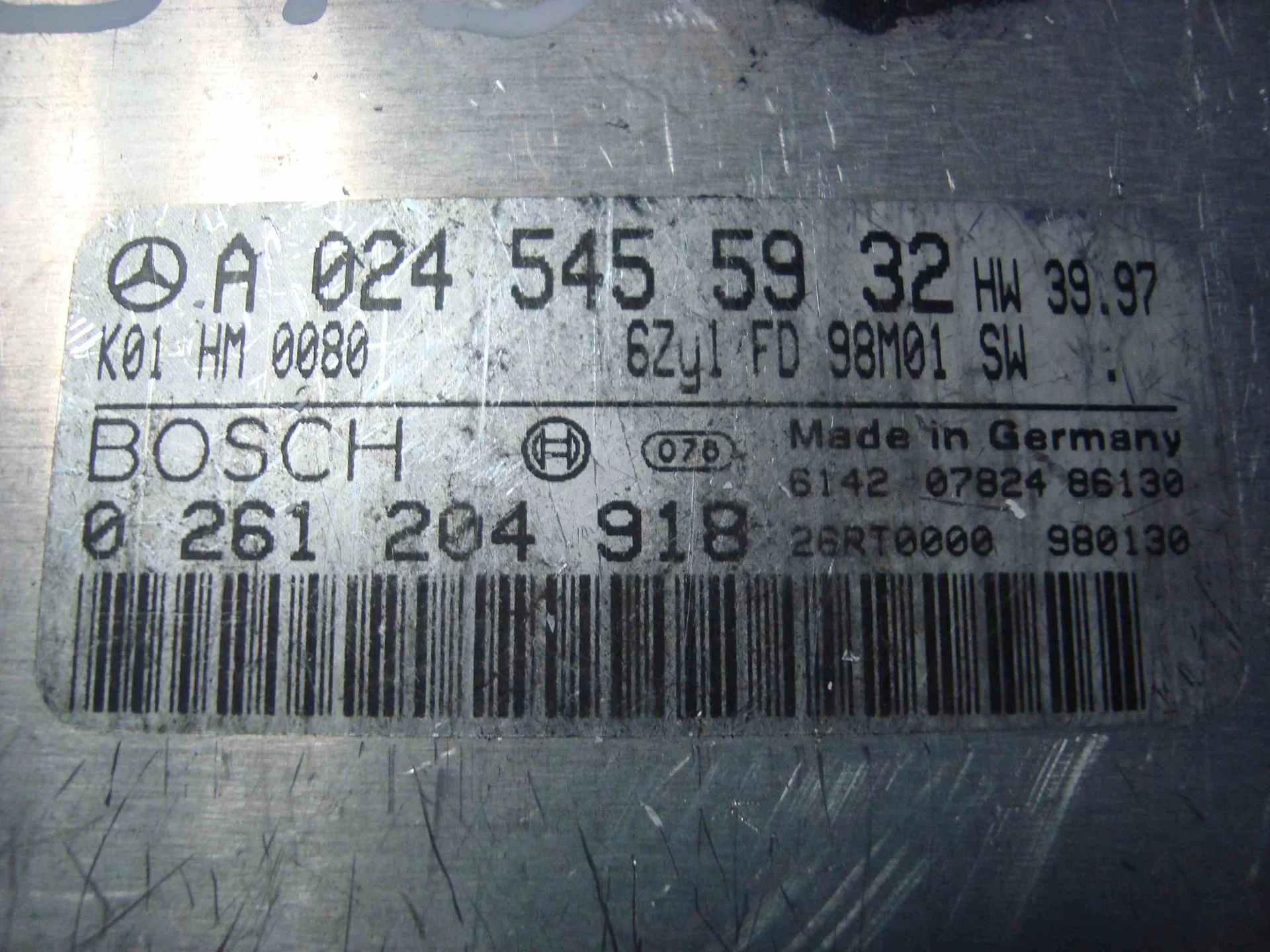 Блок управления Mercedes-Benz W163 112 A0245455932 - миниатюра 3
