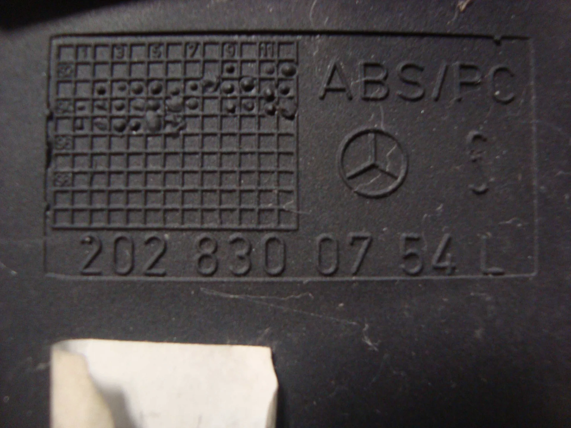 Дефлектор печки левый Mercedes-Benz W202 A2028300754 - миниатюра 3