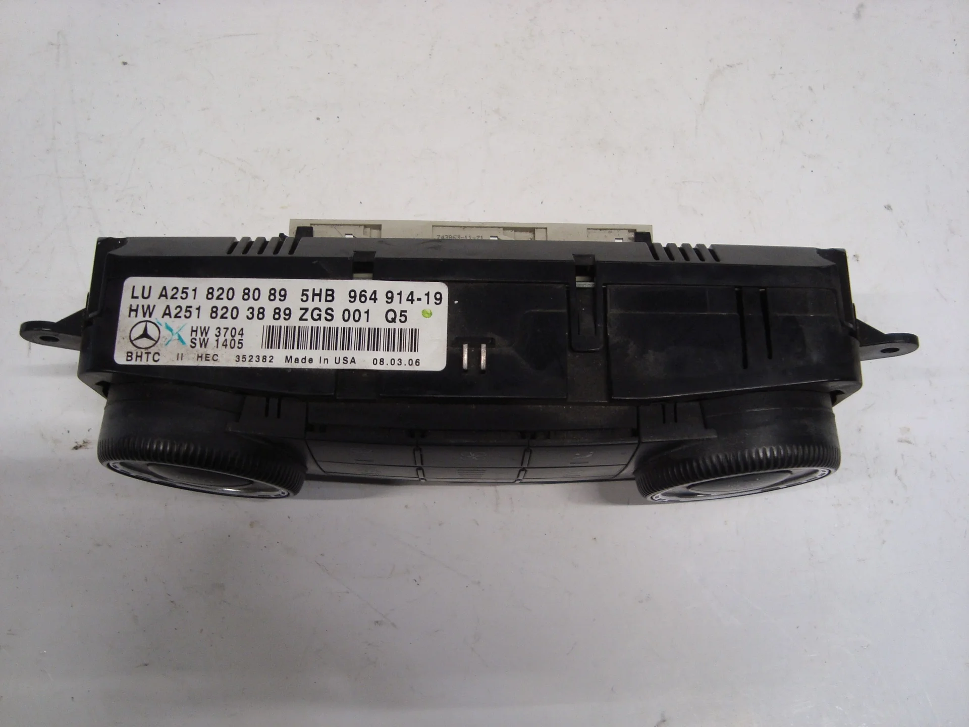 Блок управления климат контролем Mercedes-Benz W251 272 A2518208089 - миниатюра 2