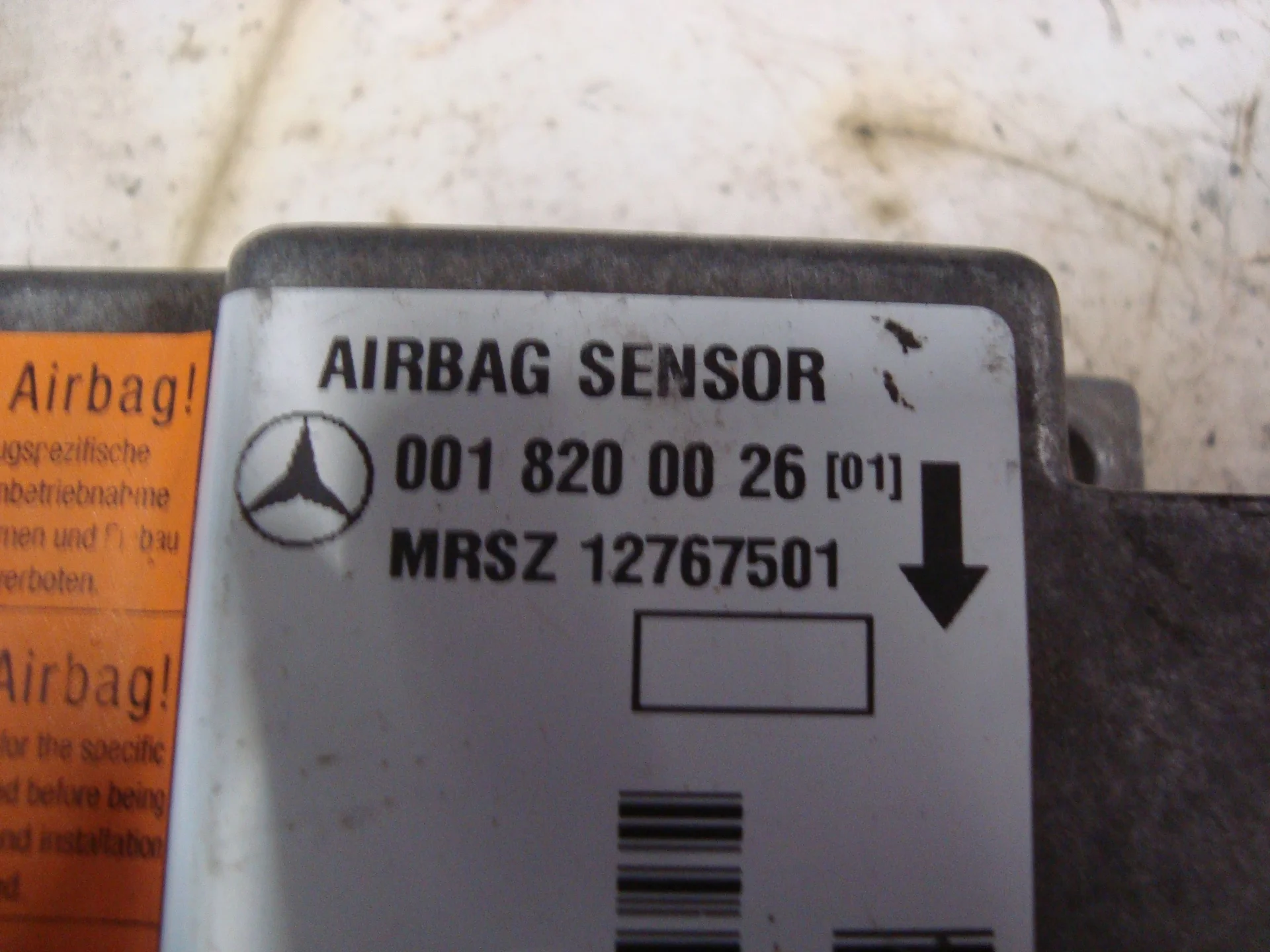 Блок SRS Mercedes-Benz W210 111 A0018200026 - миниатюра 2