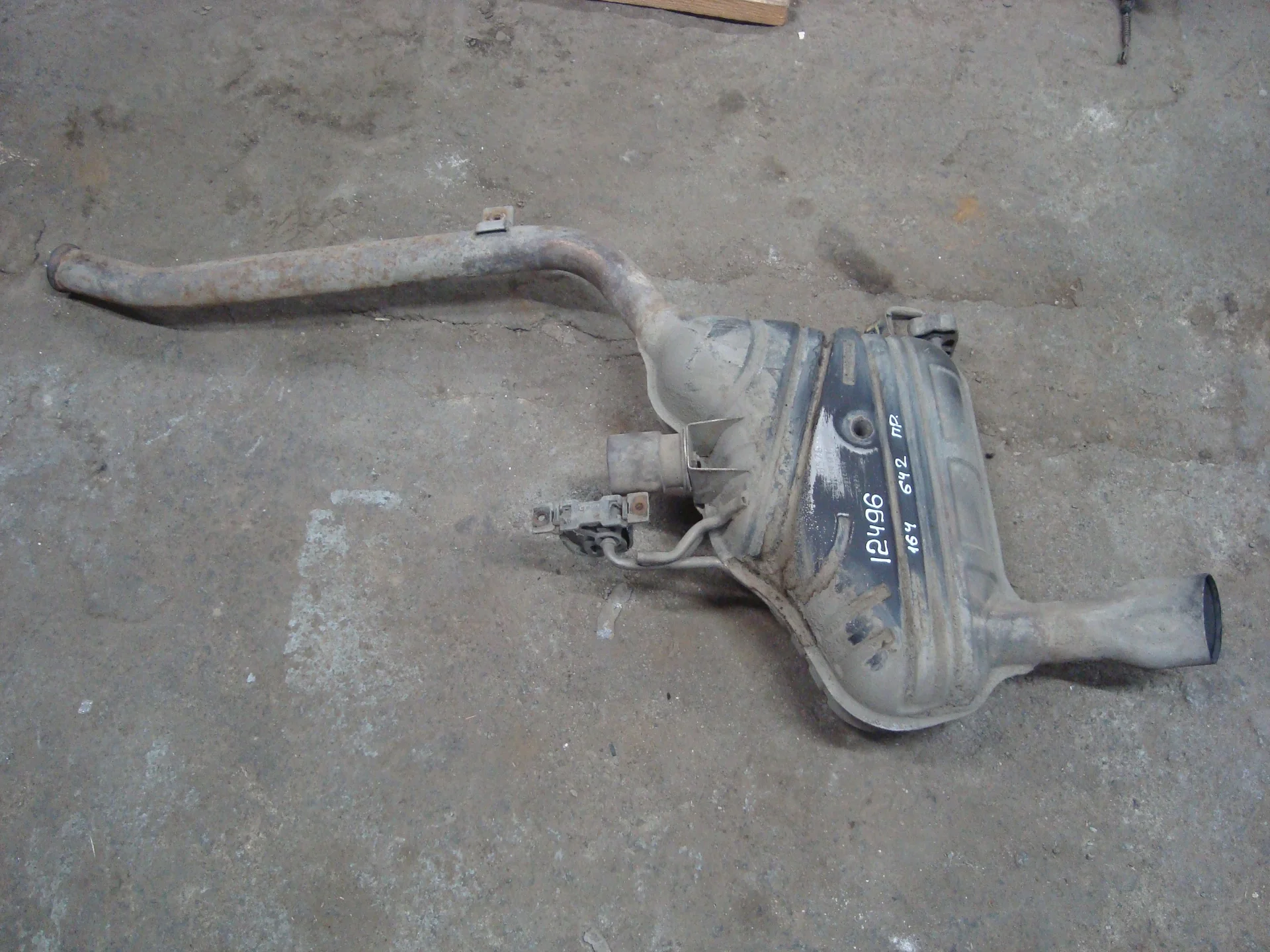 Задняя часть глушителя правая Mercedes-Benz W164 642 A1644905615 - изображение 1