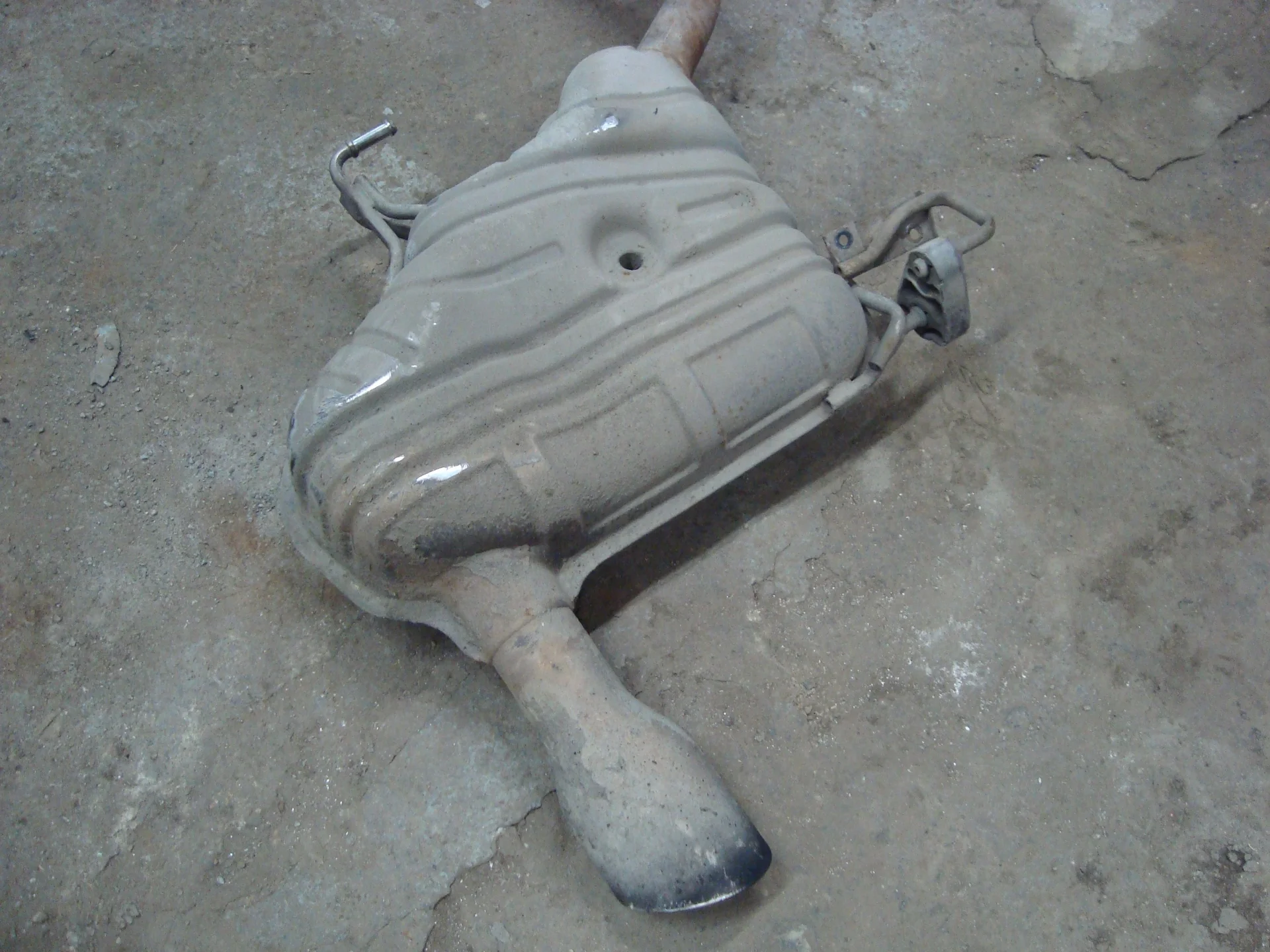 Задняя часть глушителя левая Mercedes-Benz W164 642 A1644905515 - миниатюра 3
