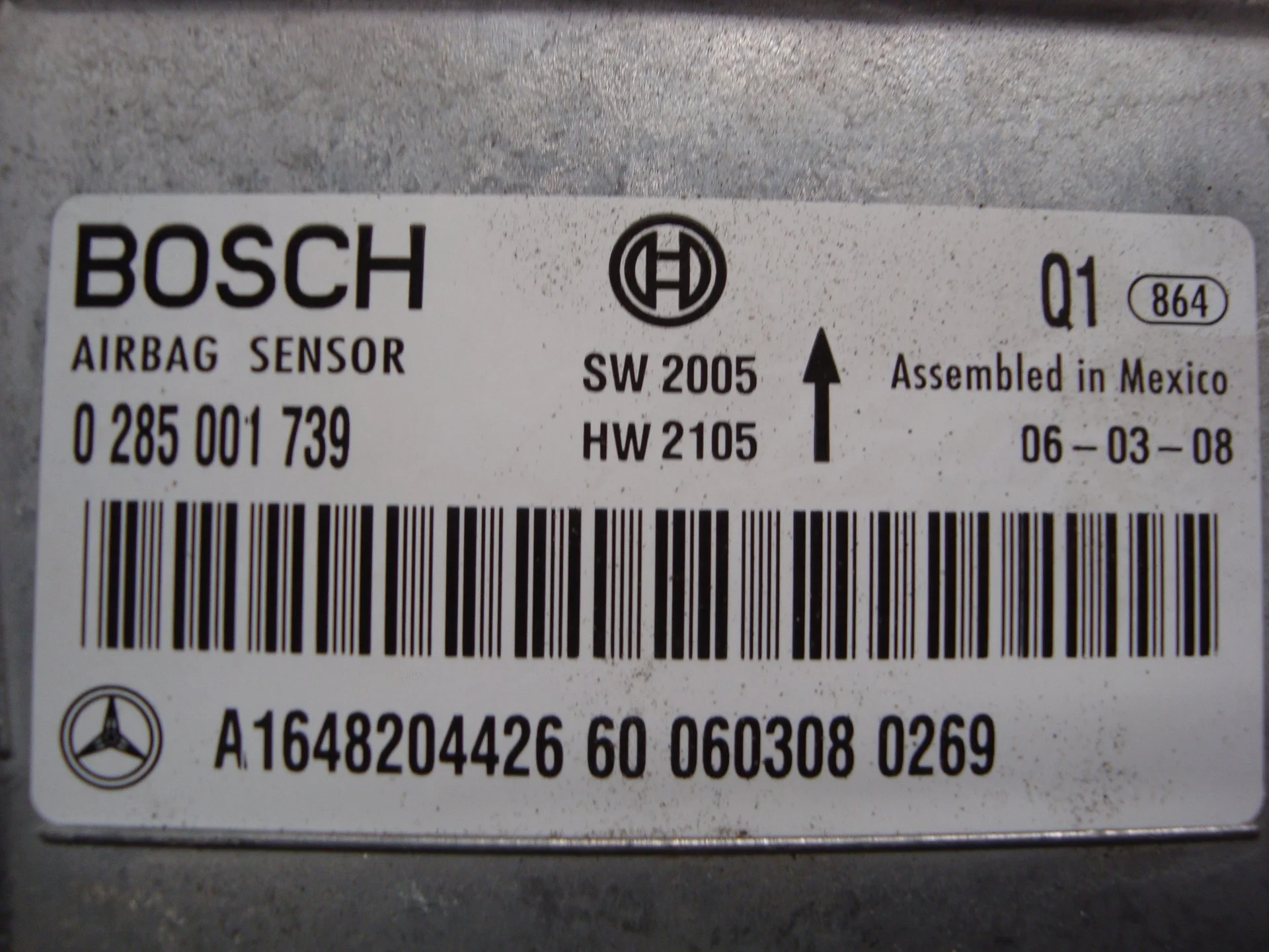 Блок SRS Mercedes-Benz W251 272 A1648204426 - миниатюра 4