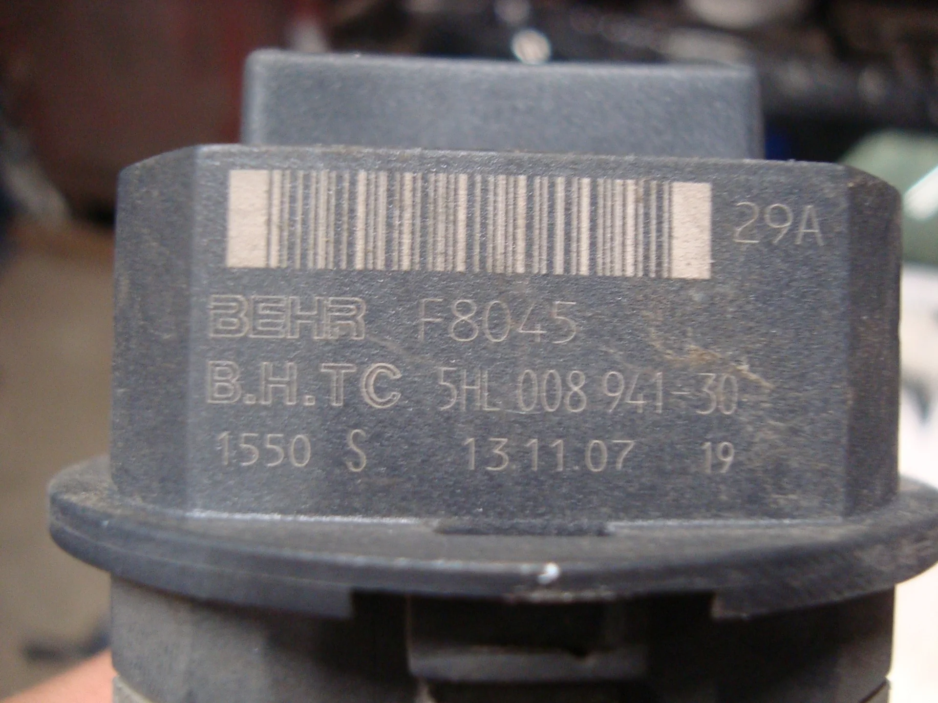 Резистор отопителя Mercedes-Benz W204 271 A2048707710 - миниатюра 4