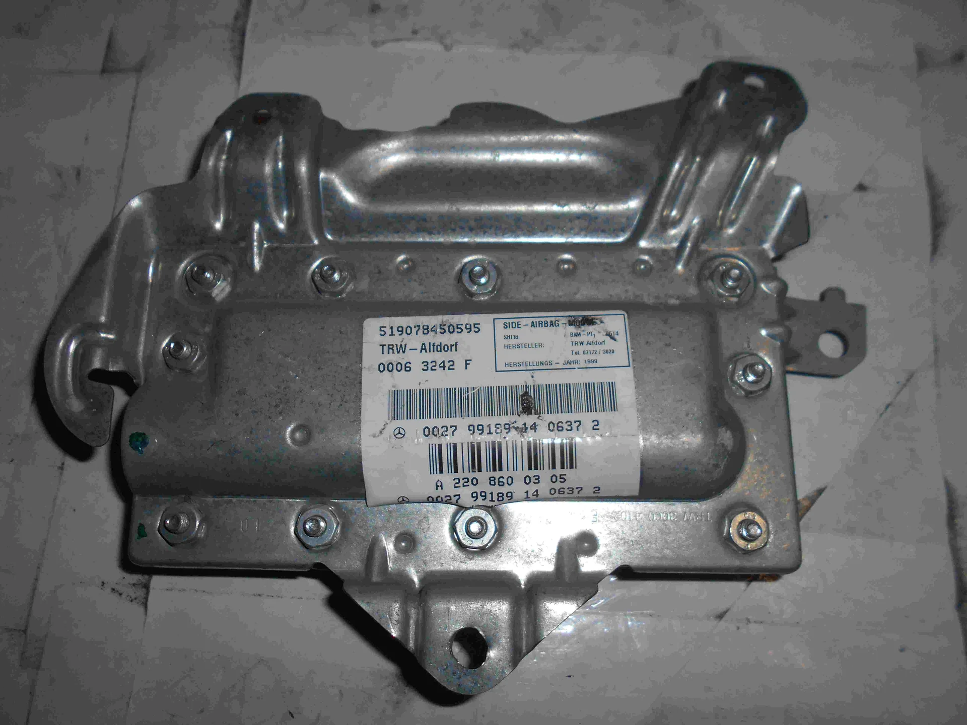 Подушка безопасности задней левой двери Mercedes-Benz W220  A2208600305 - миниатюра 2