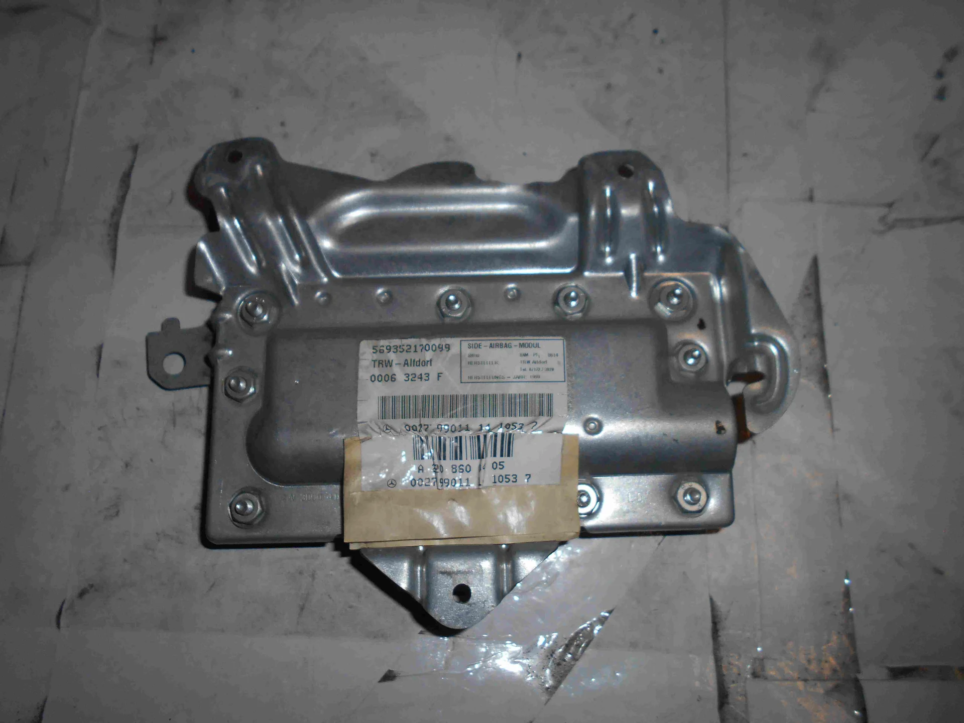 Подушка безопасности задней правой двери Mercedes-Benz W220 A2208600405 - миниатюра 2