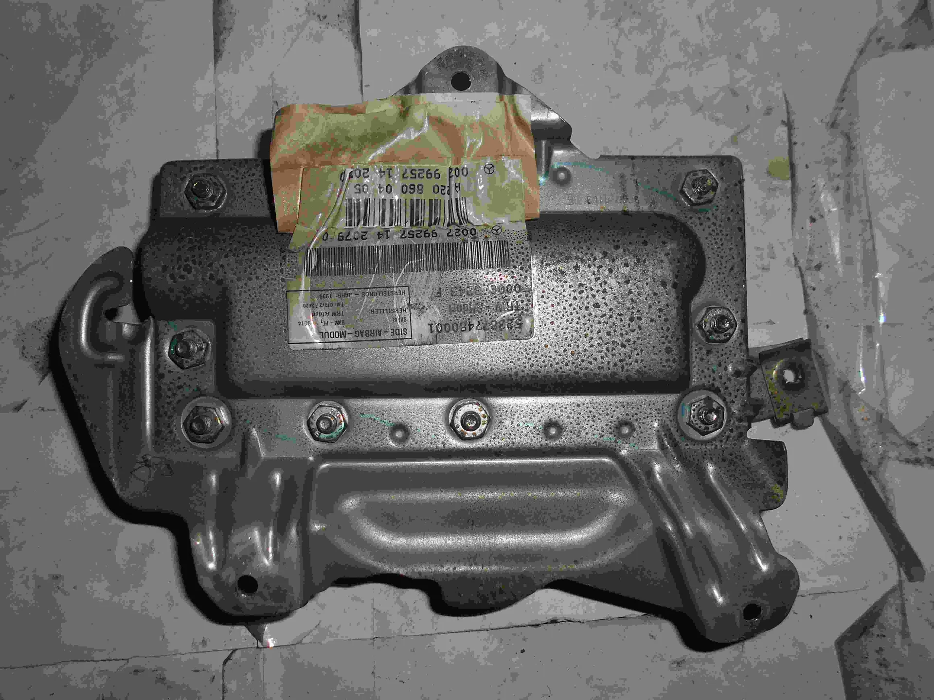 Подушка безопасности передней правой двери Mercedes-Benz W220 A2208600405 - миниатюра 2