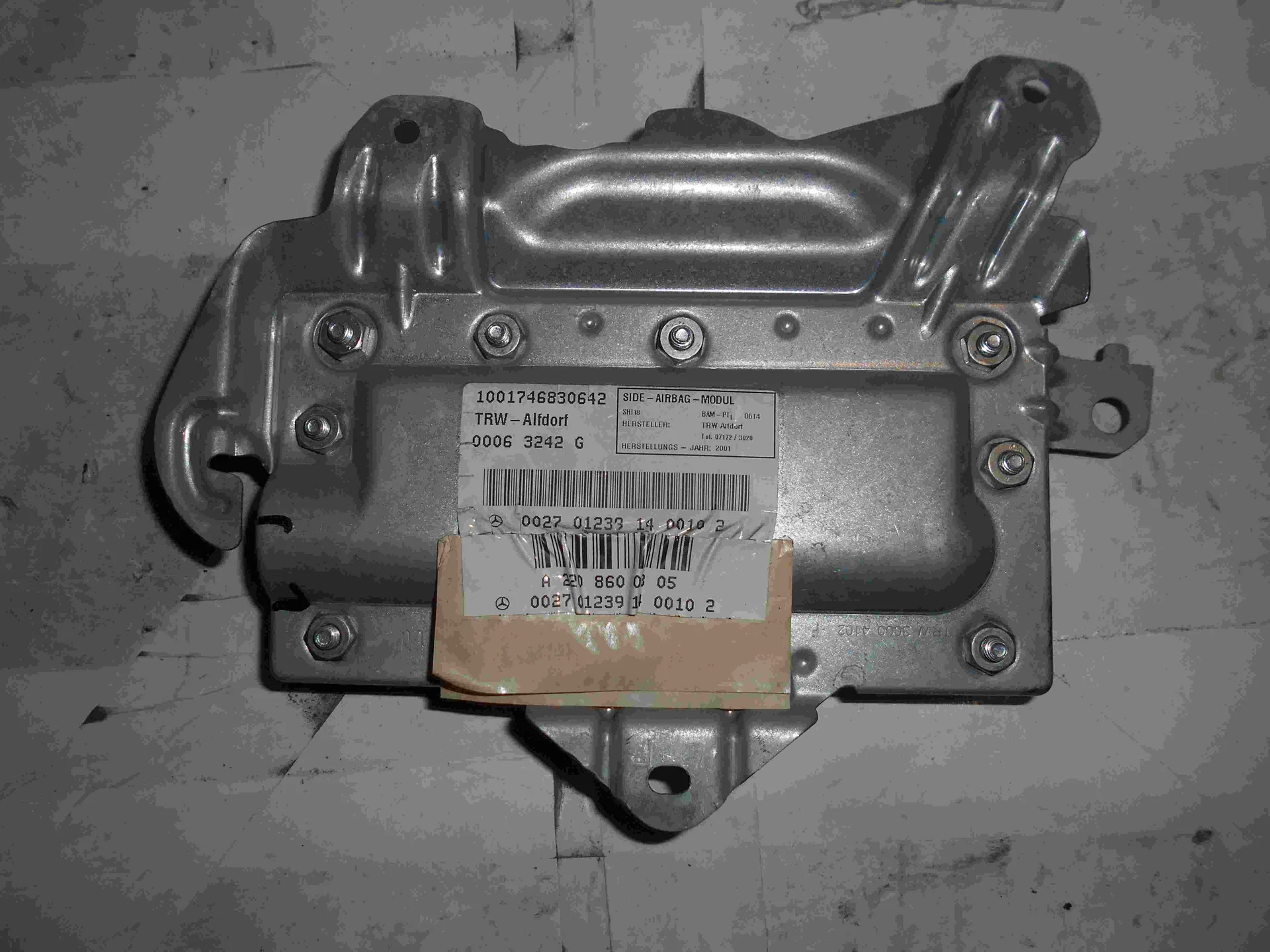 Подушка безопасности задней левой двери Mercedes-Benz W220  A2208600305 - миниатюра 2