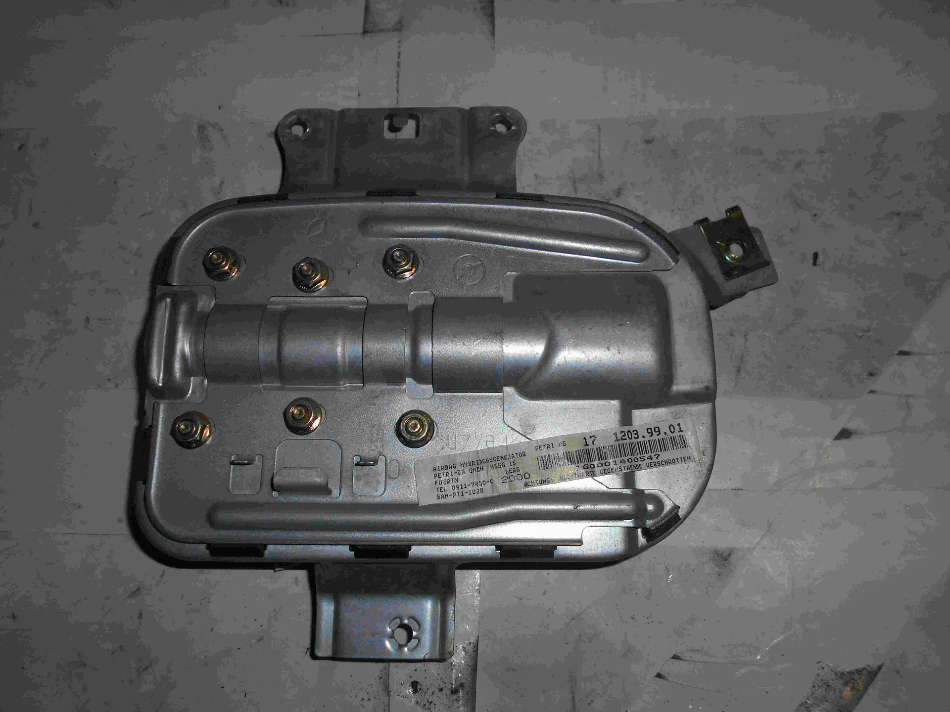 Подушка безопасности передней левой двери Mercedes-Benz W210 A2108601105 - миниатюра 2