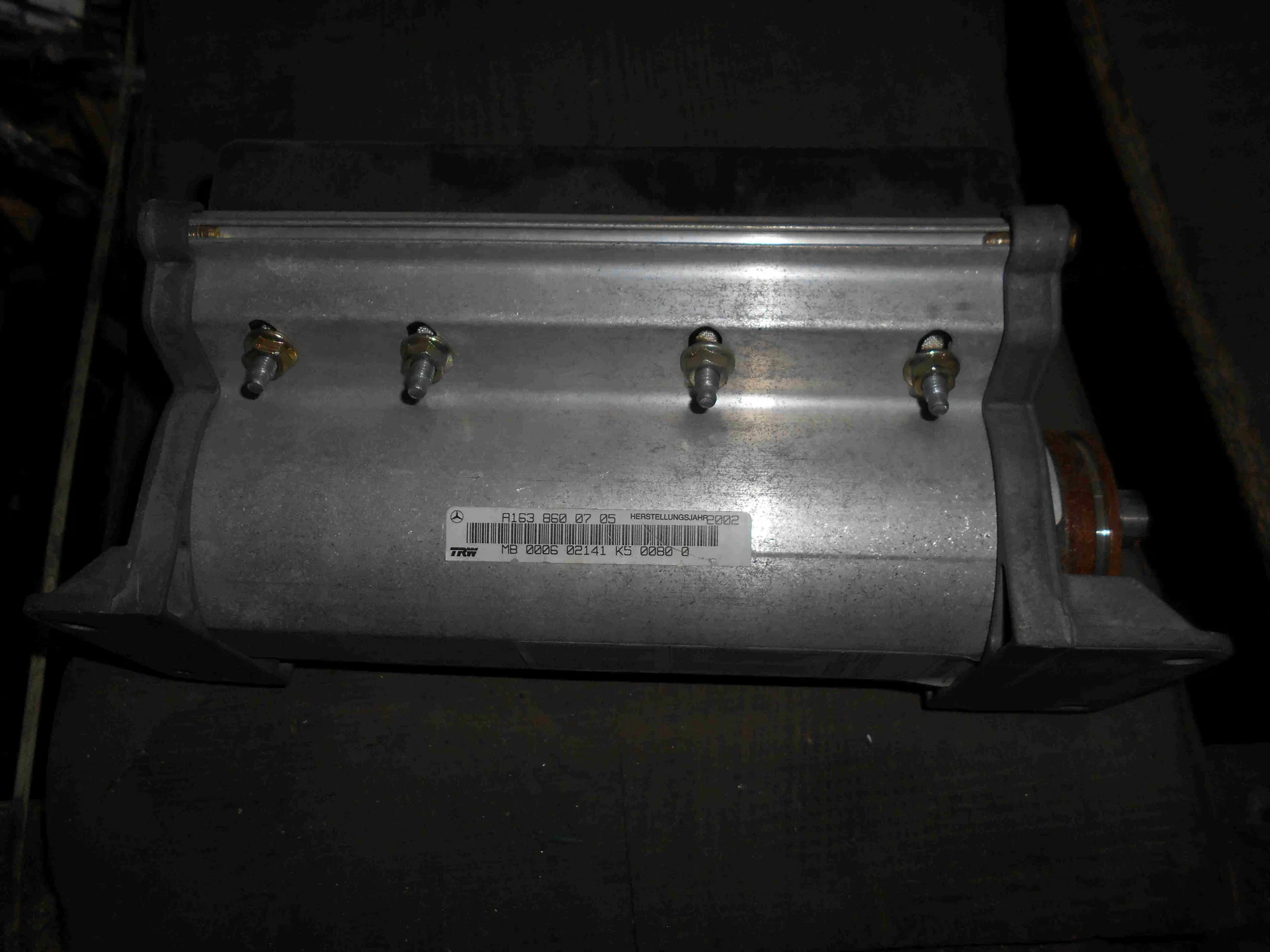 Подушка безопасности в торпеду Mercedes-Benz W163 A1638600705 - миниатюра 3