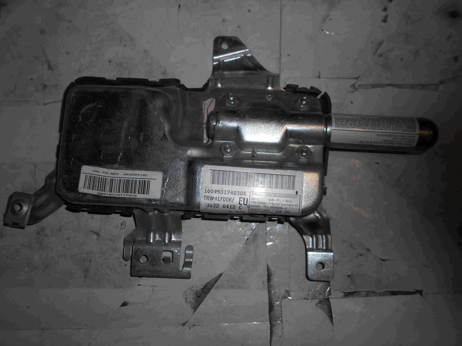 Подушка безопасности передней левой двери Mercedes-Benz W203 A2038602505 - миниатюра 2