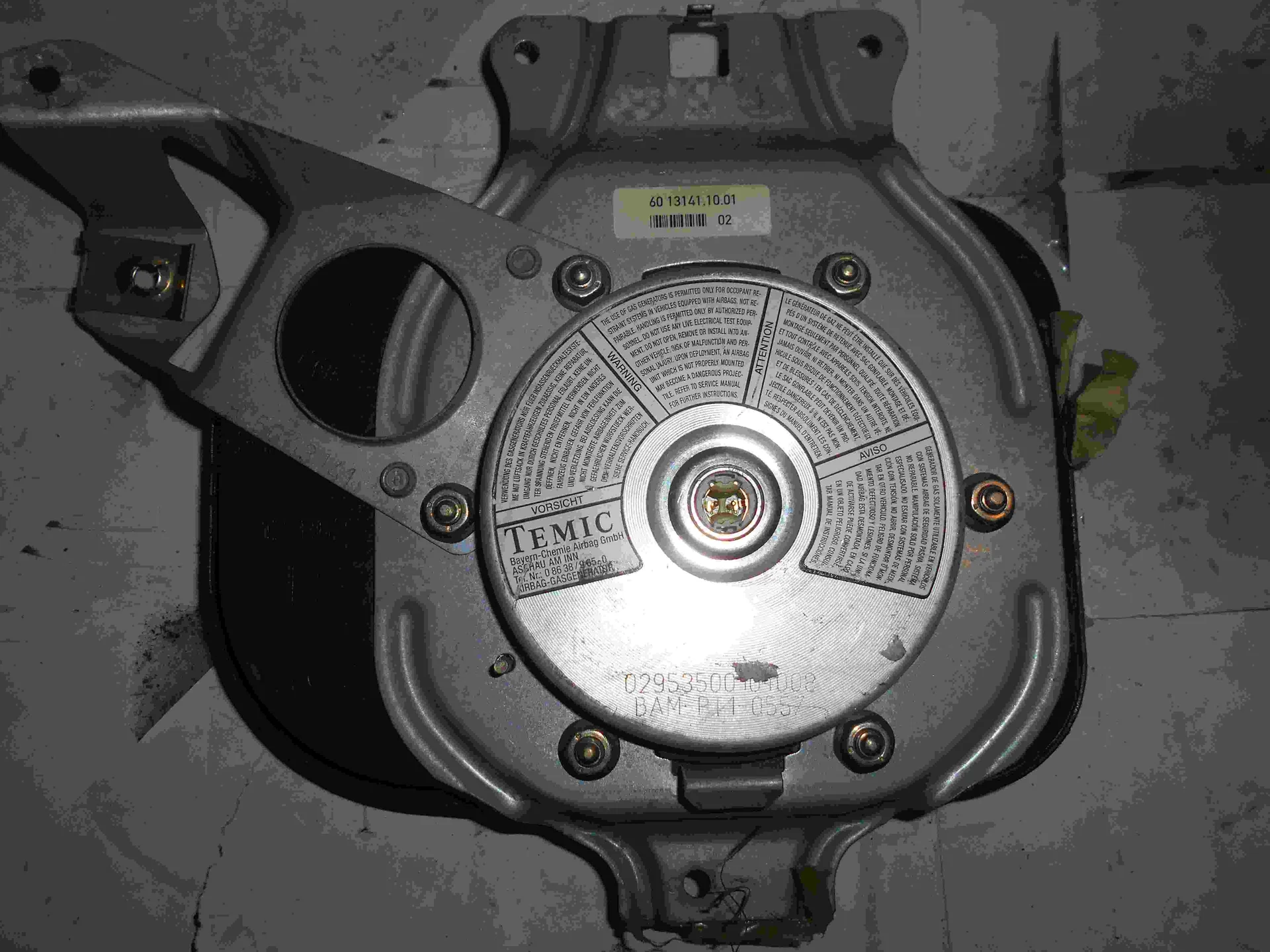 Подушка безопасности передней правой двери Mercedes-Benz W210  A2108600605 - миниатюра 2