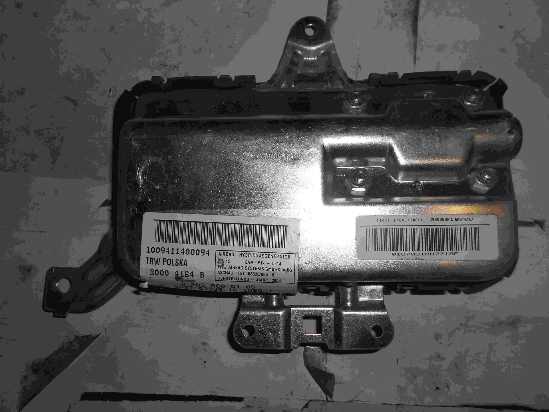 Подушка безопасности задней левой двери Mercedes-Benz C219 A2038600105 - миниатюра 2