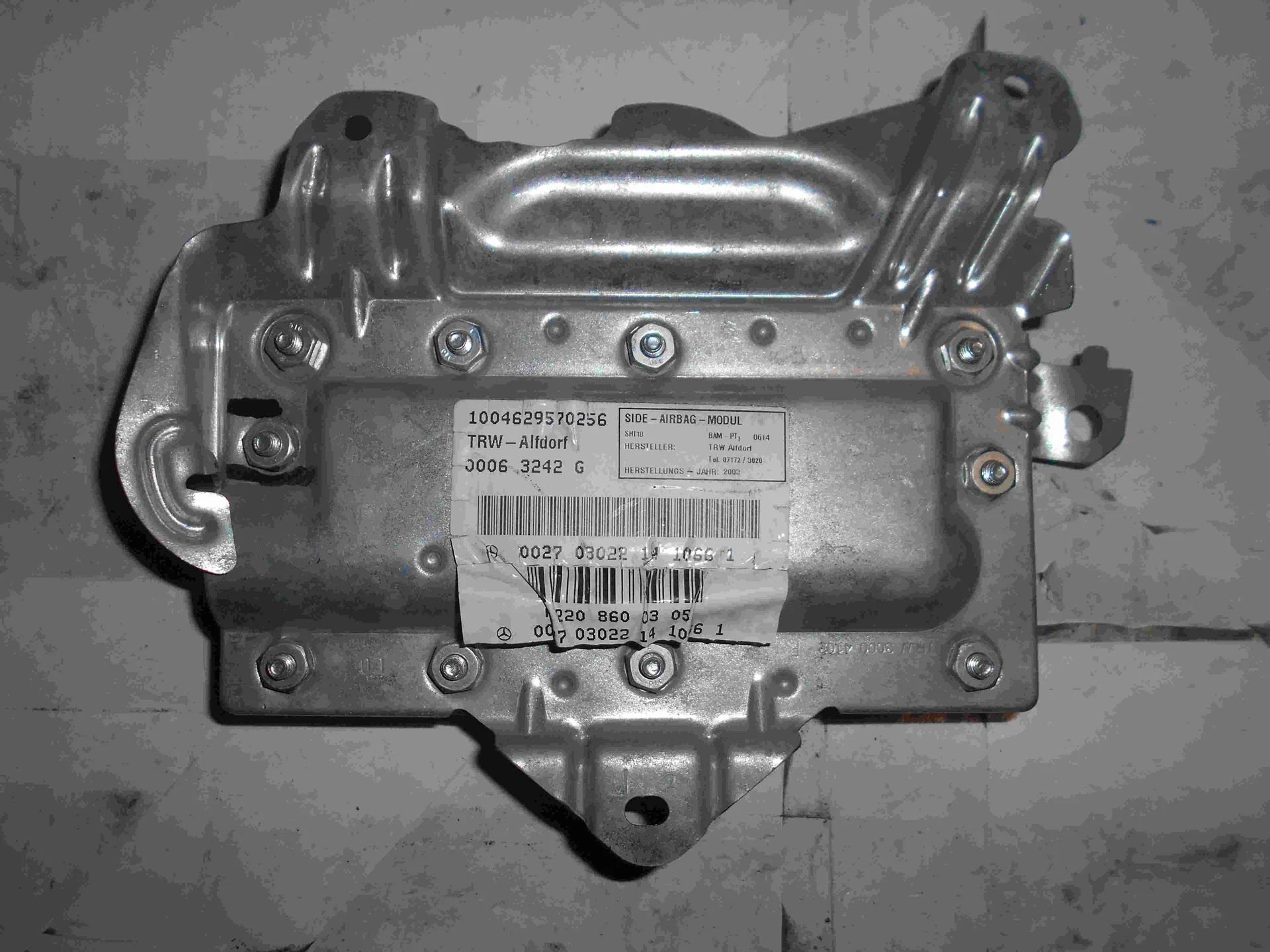 Подушка безопасности задней левой двери Mercedes-Benz W220 A2208600305 - миниатюра 2