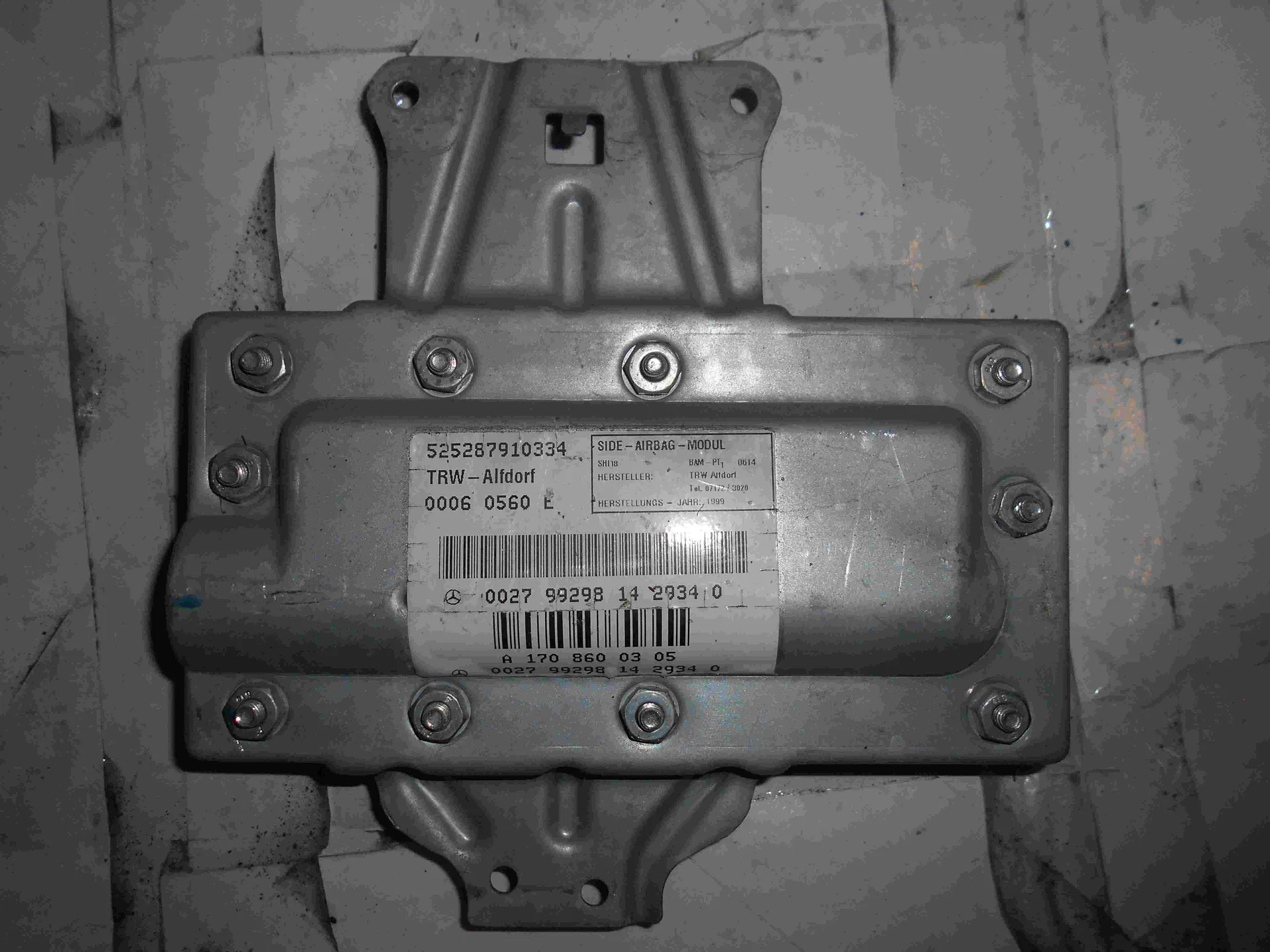 Подушка безопасности передней левой двери Mercedes-Benz C208 A1708600305 - миниатюра 2