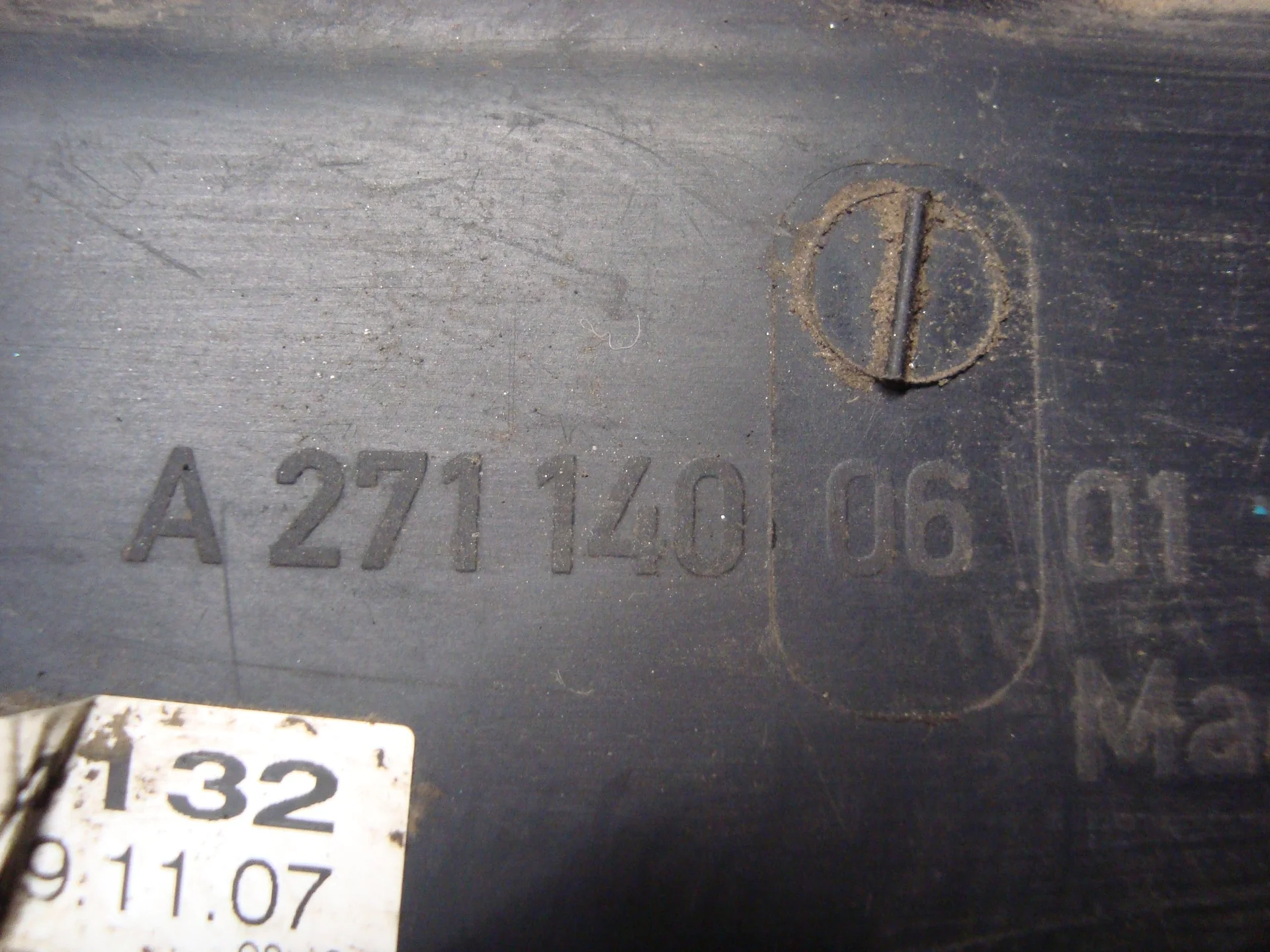 Впускной коллектор Mercedes-Benz W204 271 A2711400601 - миниатюра 3