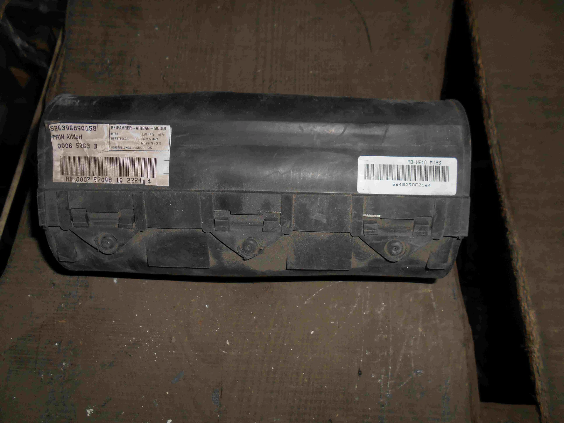 Подушка безопасности в торпеду Mercedes-Benz W210 A2108600705 - миниатюра 2