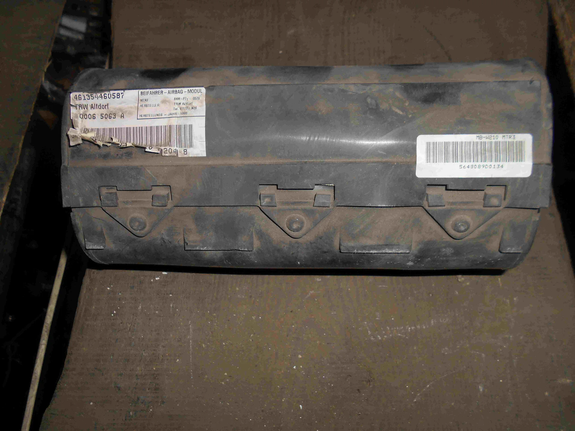 Подушка безопасности в торпеду Mercedes-Benz W210 A2108600705 - миниатюра 2