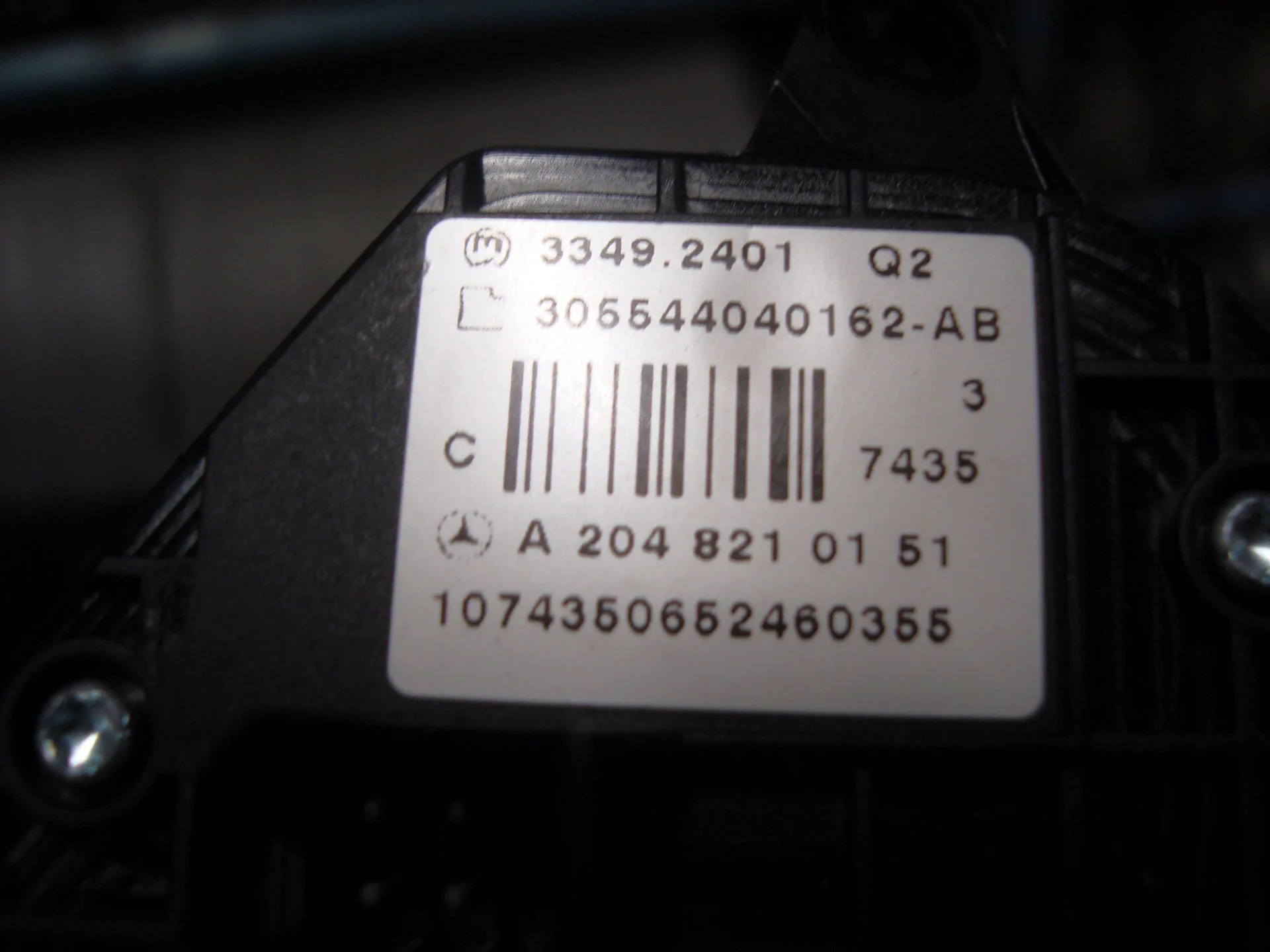 Кнопки руля правые Mercedes-Benz W204 271 A2048210451 - миниатюра 3