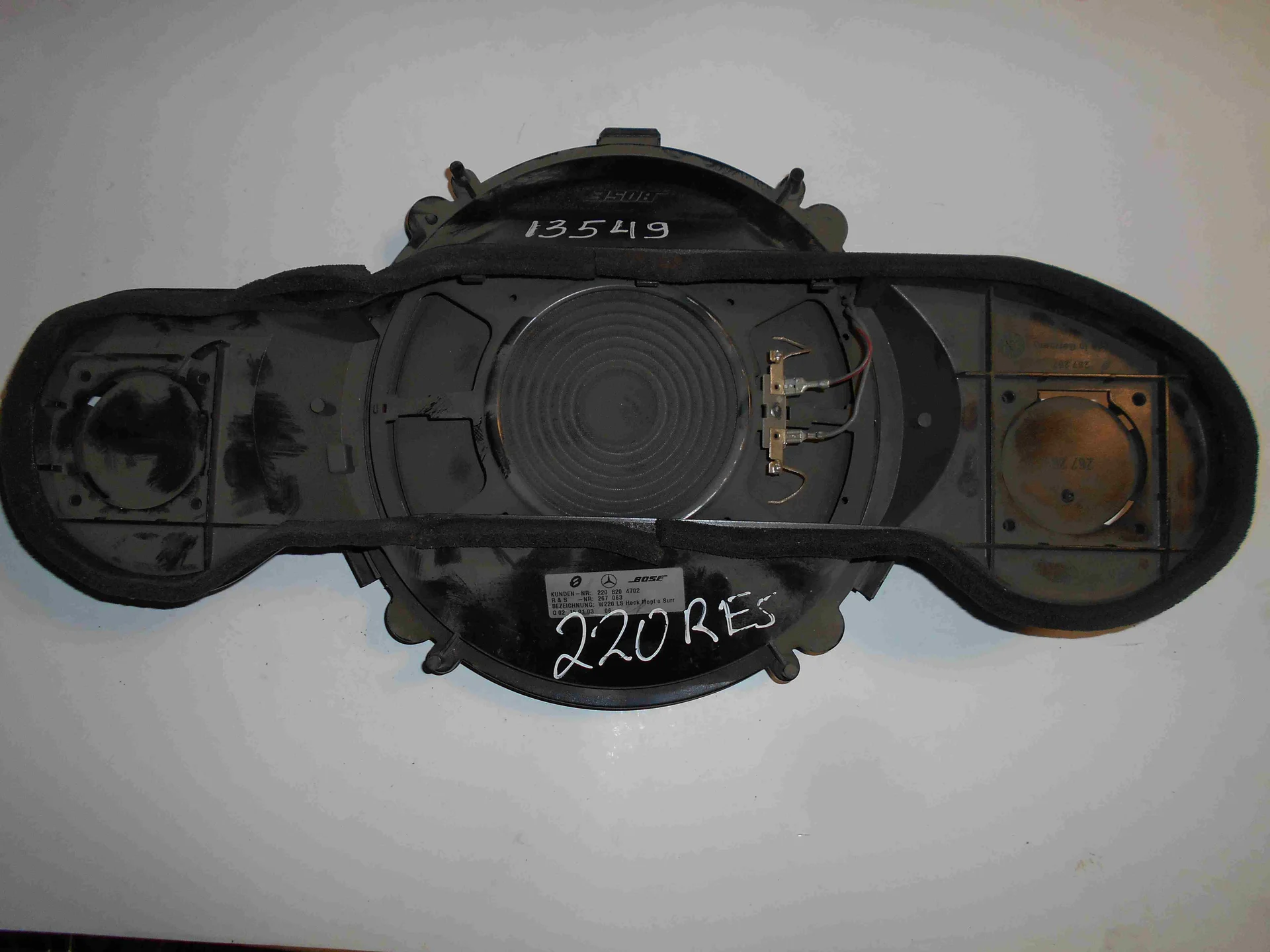 Сабвуфер Mercedes-Benz W220 A2208204702 - миниатюра 2