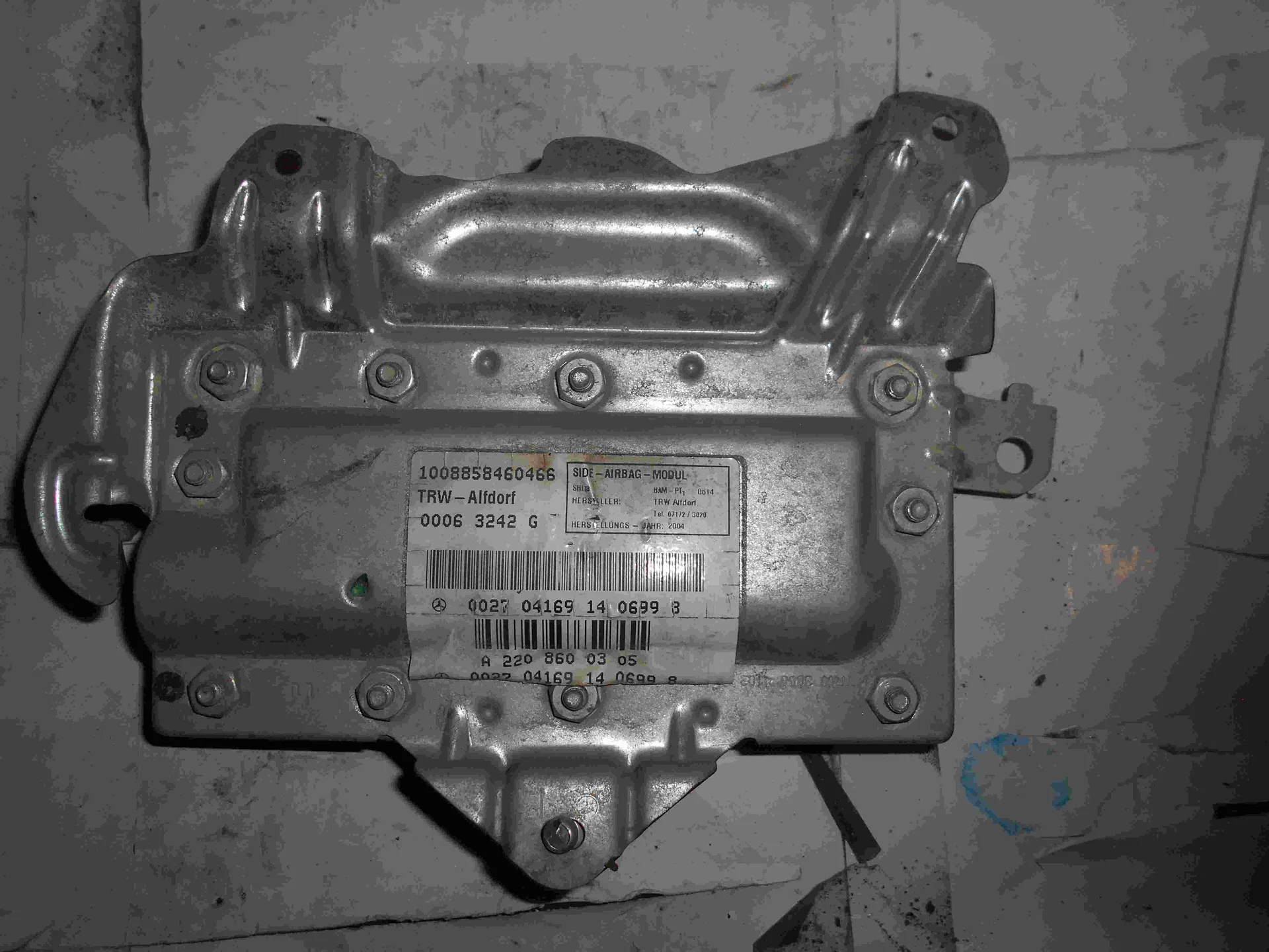 Подушка безопасности задней левой двери Mercedes-Benz W220  A2208600305 - миниатюра 2