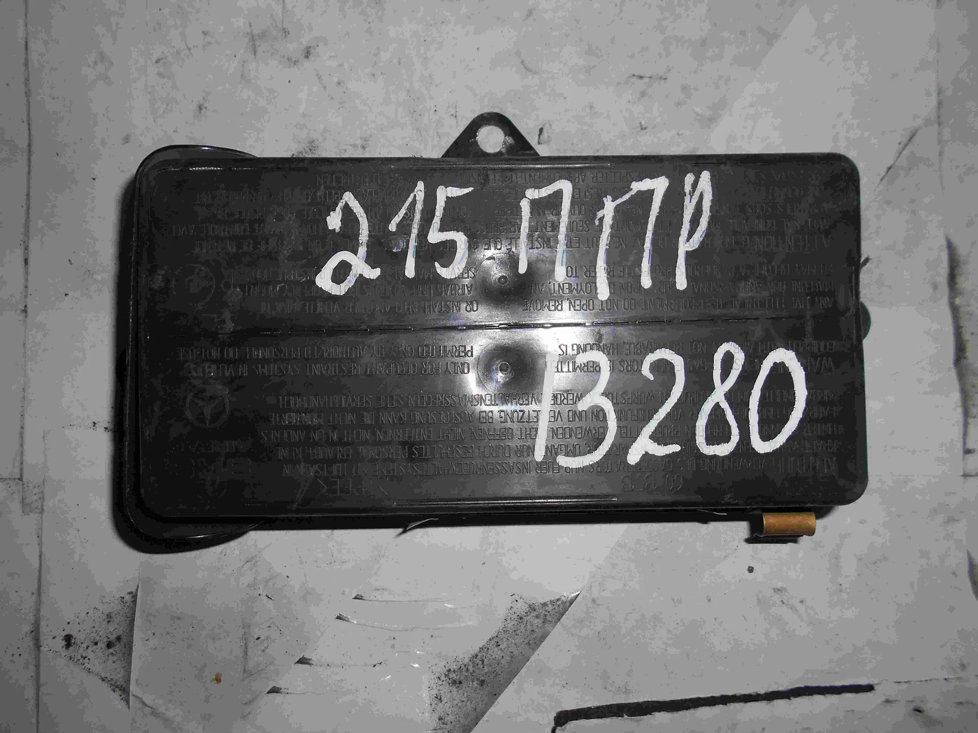 Подушка безопасности передней правой двери Mercedes-Benz C215 A2158600405 - изображение 1