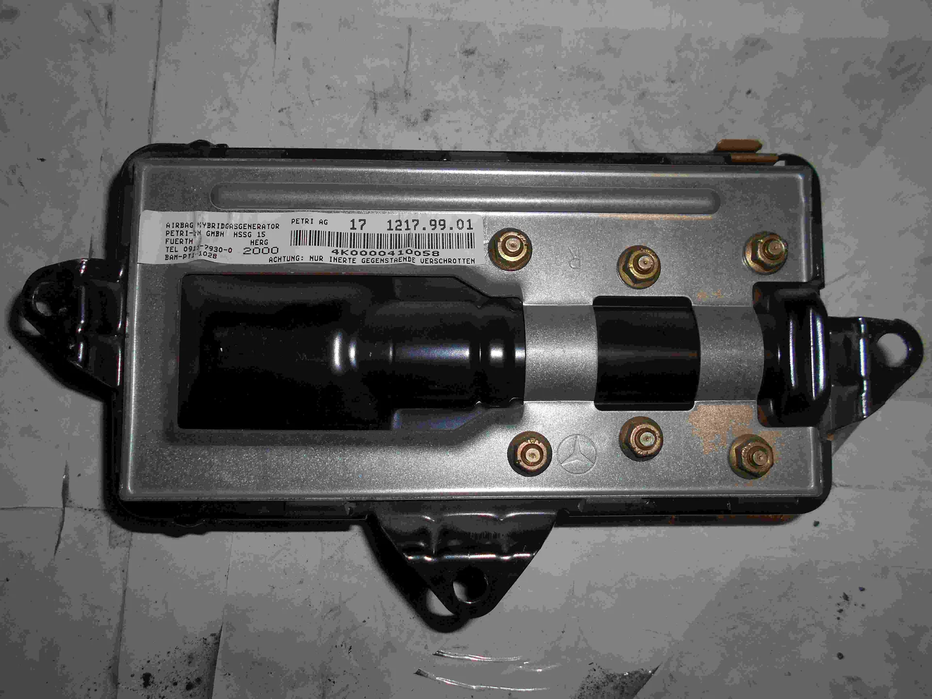Подушка безопасности передней правой двери Mercedes-Benz C215 A2158600405 - миниатюра 2