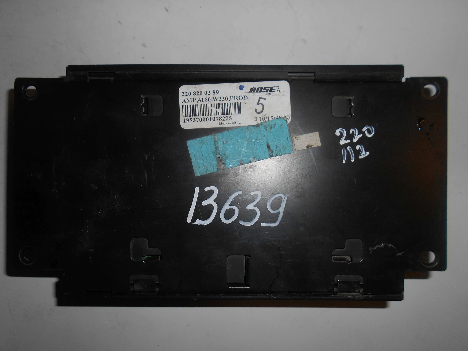 Усилитель аудио Mercedes-Benz W220  A2208200289 - миниатюра 2