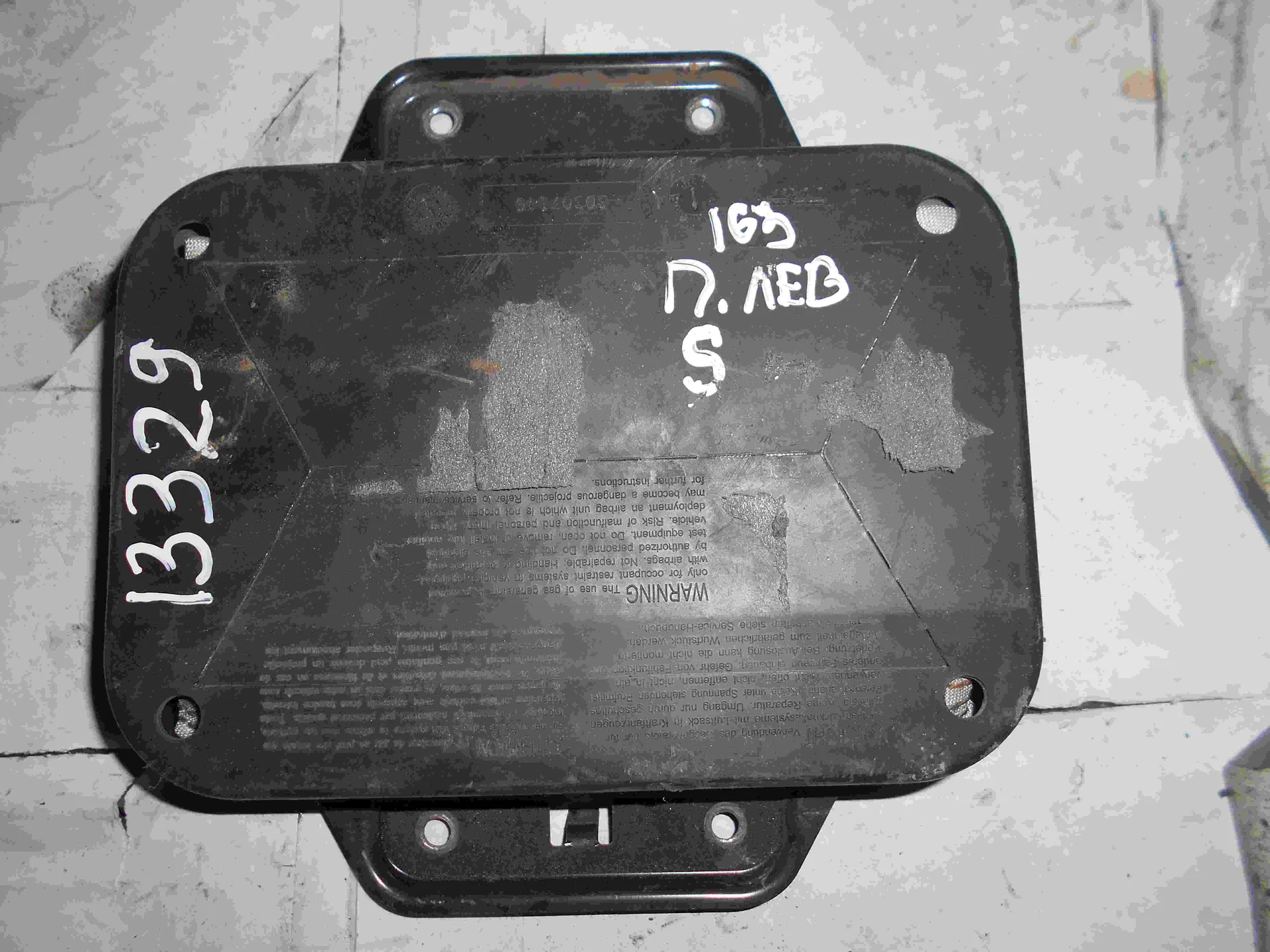 Подушка безопасности передней левой двери Mercedes-Benz W163 A1638600605 - изображение 1