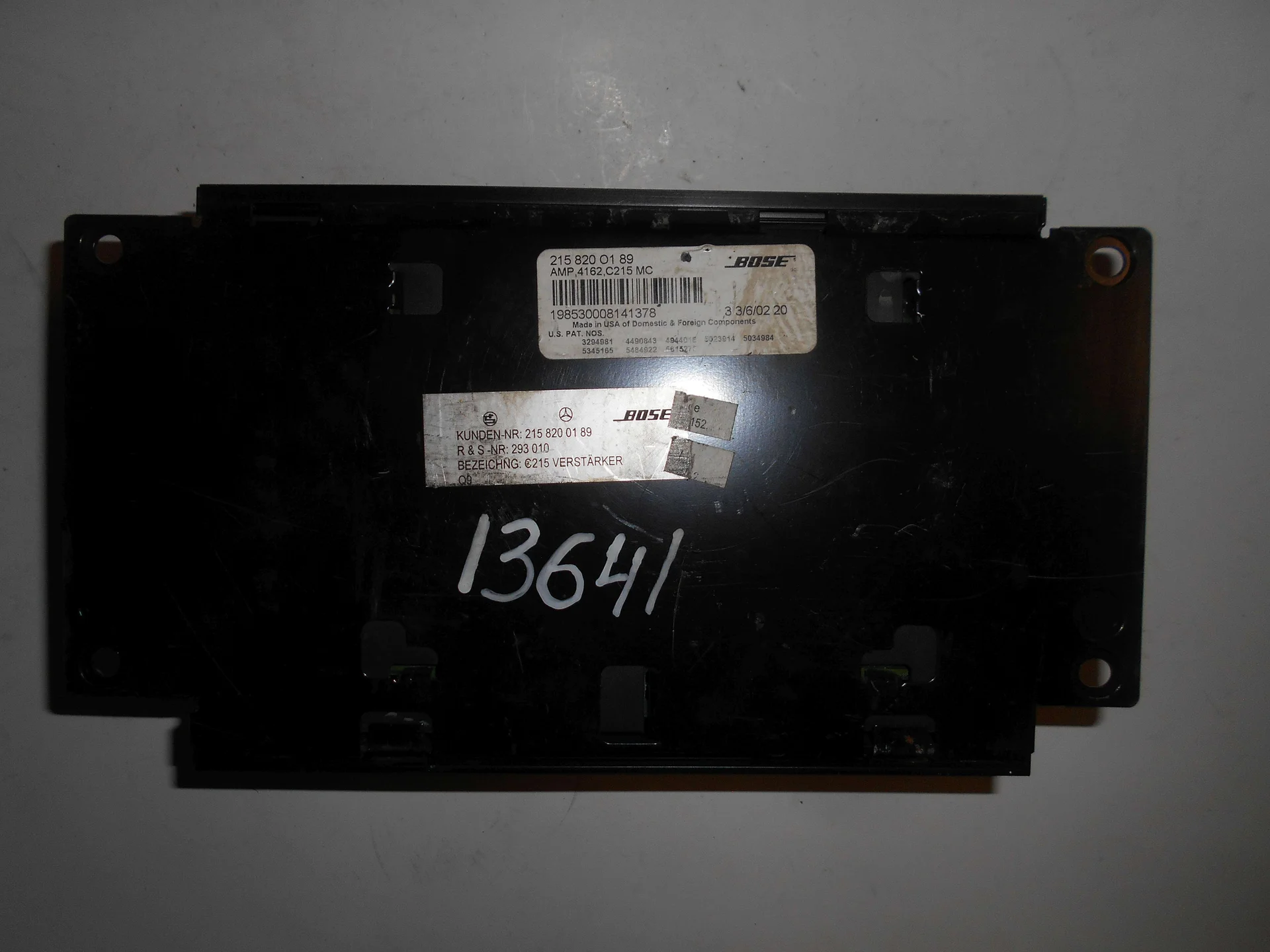 Усилитель аудио Mercedes-Benz C215 A2158200189 - миниатюра 2